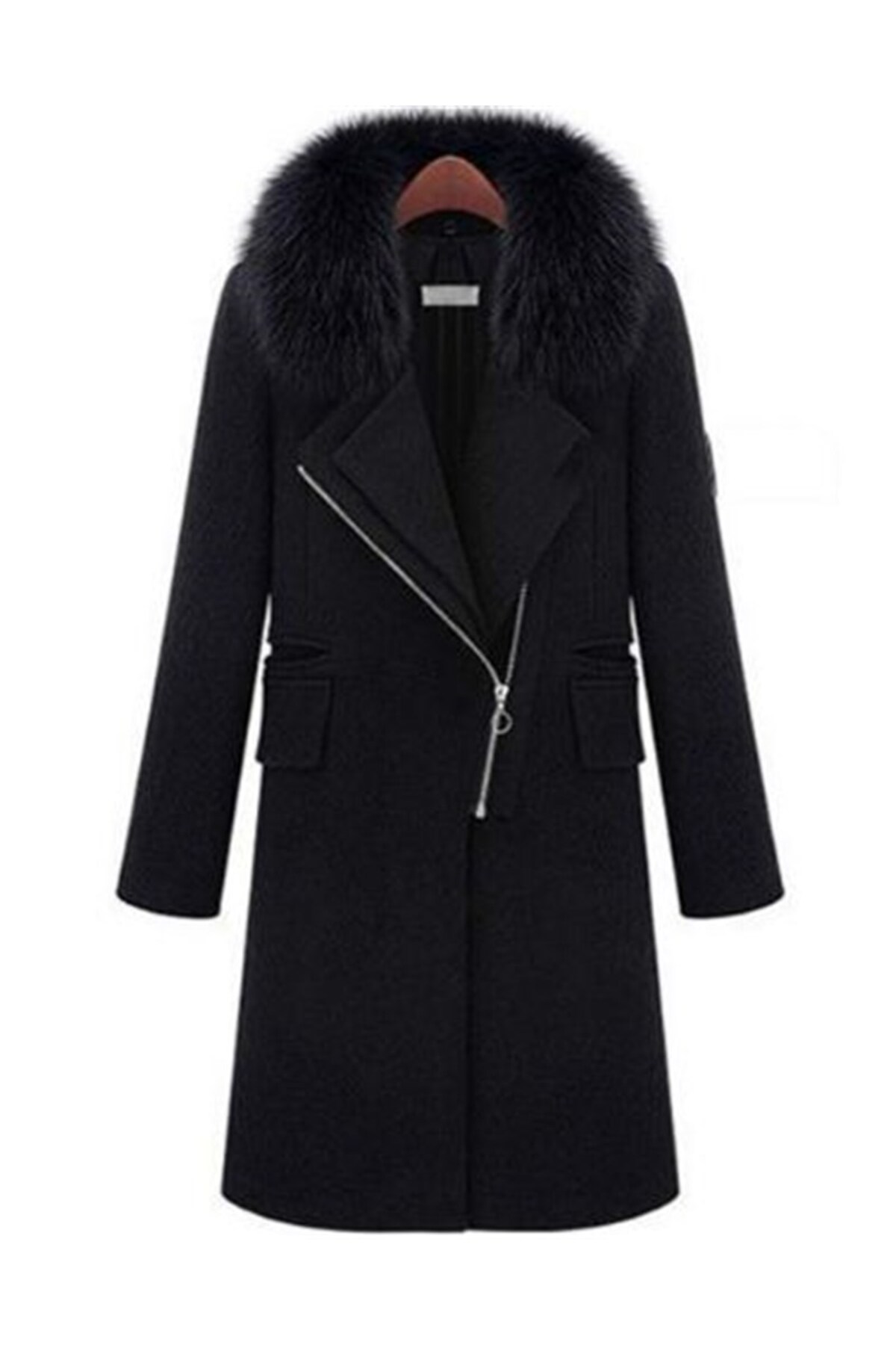 Barbora  Kürk Yaka Kadın Kaban