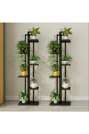 Genel Markalar Adımshops, Çiçeklik, 6 Bölmeli Raf, Metal Çerçeveli Dikey Çiçe...
