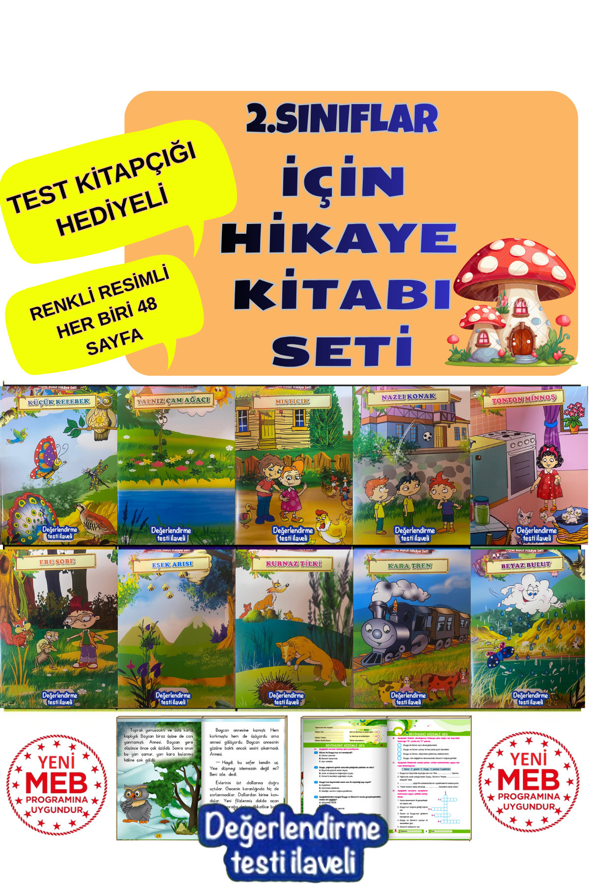 GÖNÜL YAYINCILIK 2.sınıf Öğrencileri Için Okuma Kitabı Hikaye Seti Okuma Anlama Geliştirme Dikkat Harry