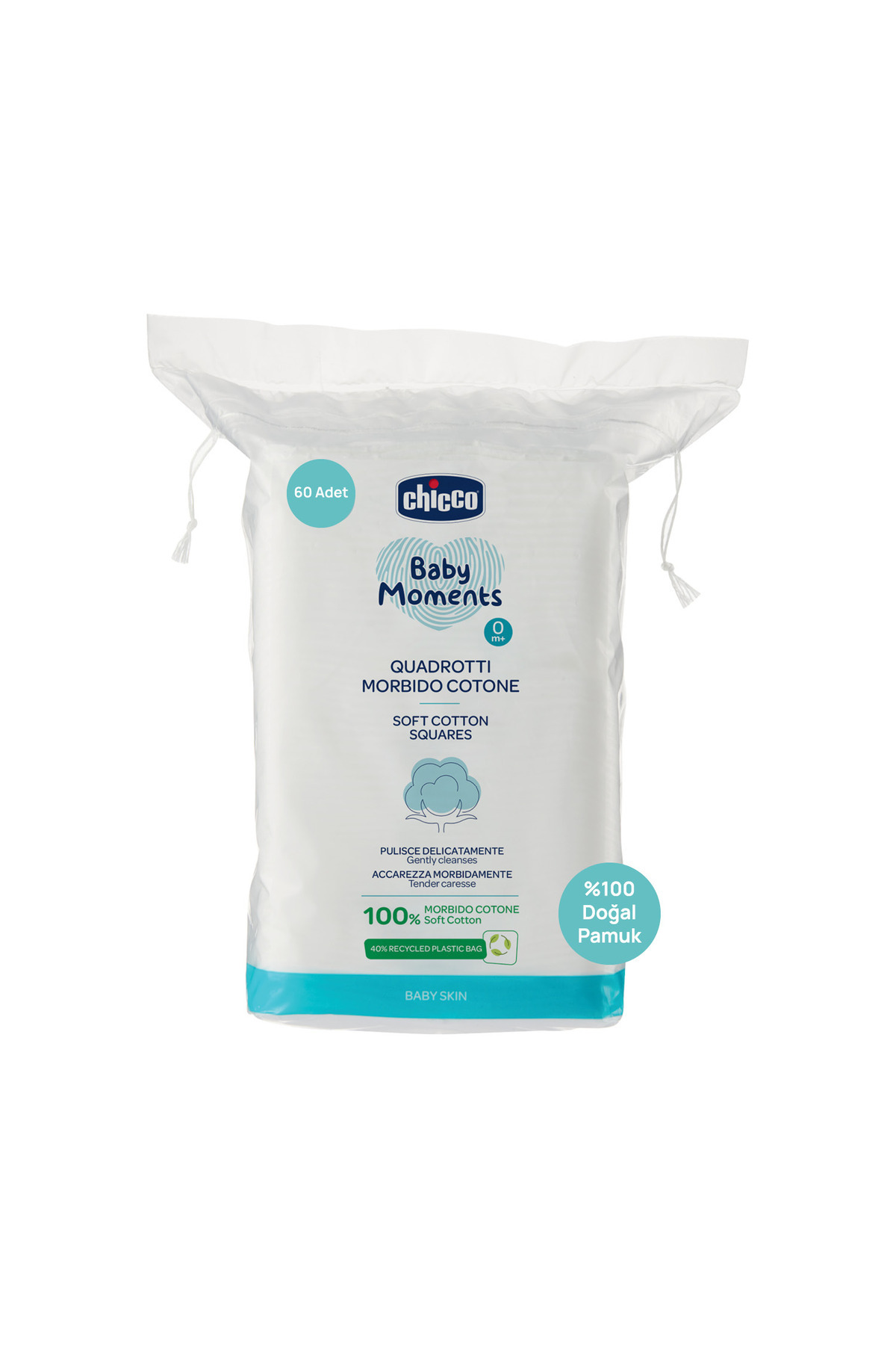 Chicco Bm Doğal Pamuk 60 Adet