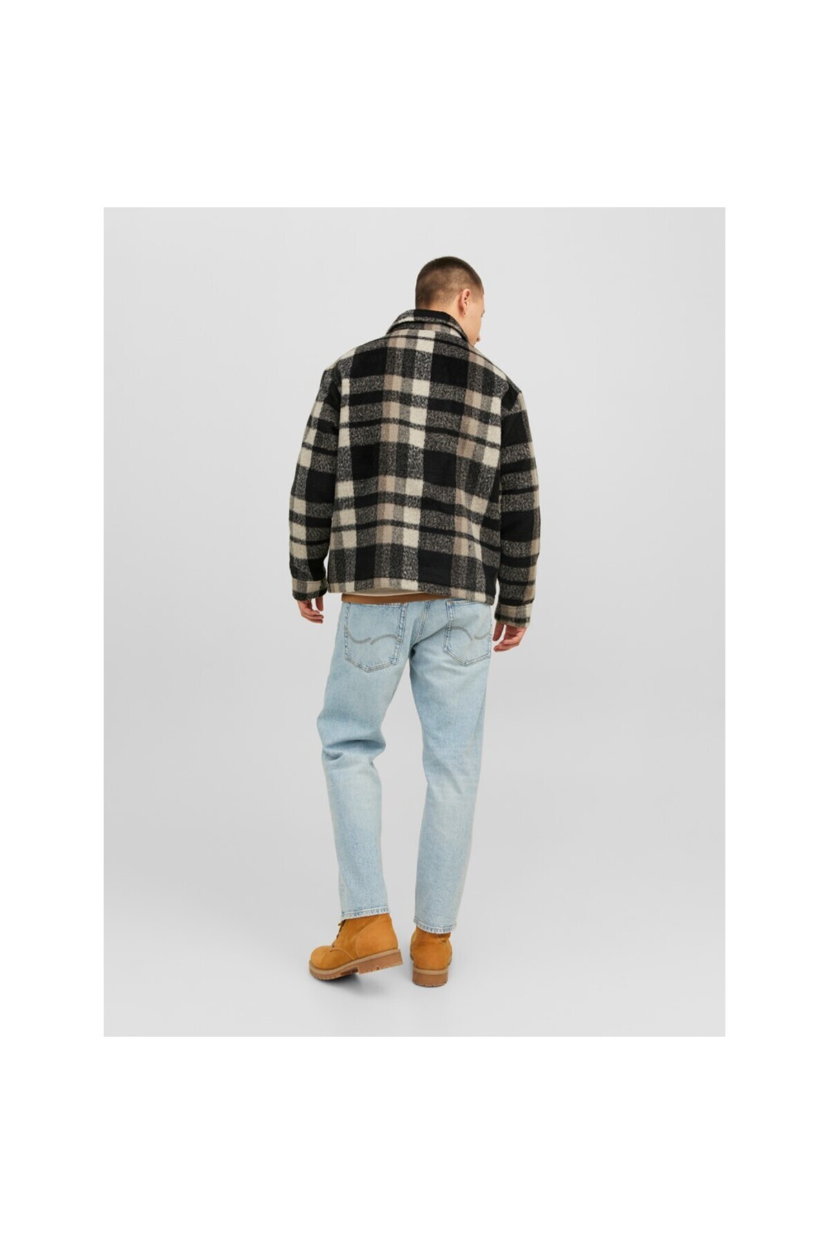 بارانی و بادگیر مردانه راسته آستین استاندارد | جک اند جونز Jack & Jones 12238915 - تصویر 6