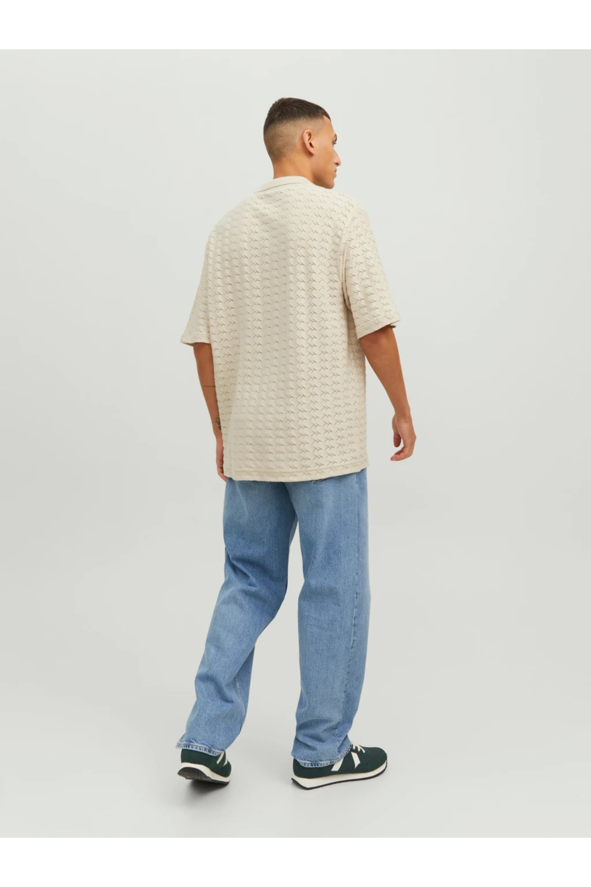 تیشرت یقه پلو مردانه راسته آستین کوتاه | جک اند جونز Jack & Jones 12234327 - تصویر 6