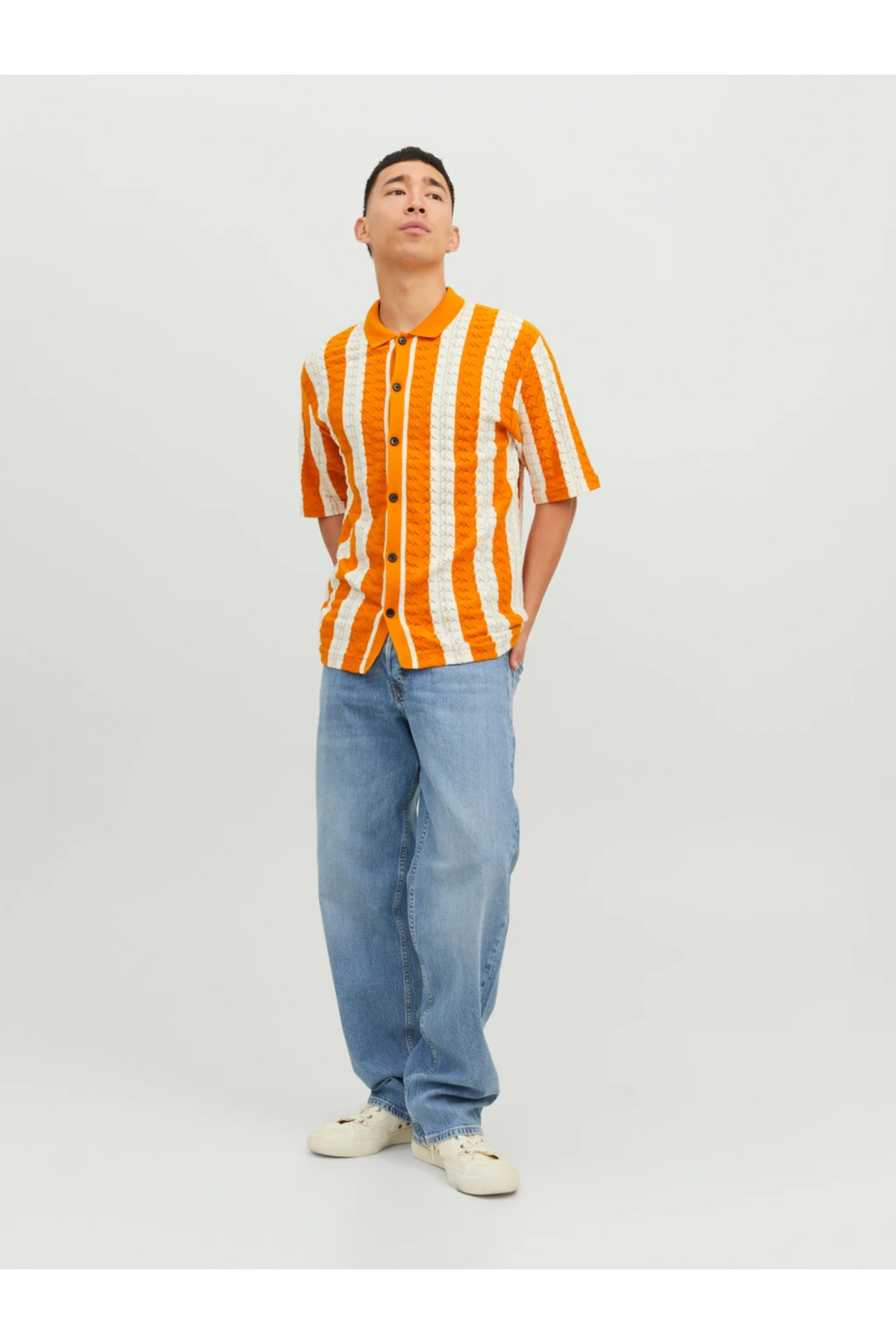 تیشرت یقه پلو مردانه راسته آستین کوتاه | جک اند جونز Jack & Jones 12234327 - تصویر 3