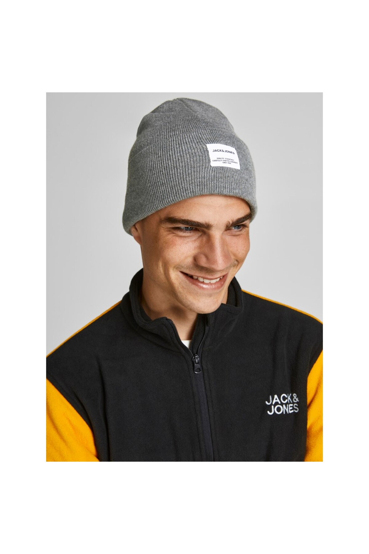 برت/کلاه بافتنی مردانه راسته | جک اند جونز Jack & Jones 12150627 - تصویر 2