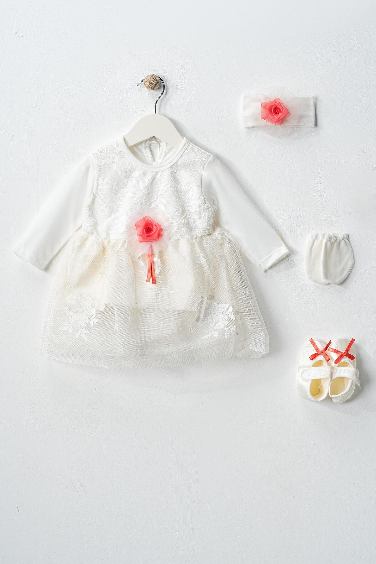 By Cwhr Kız Bebek Mevlüt Takımı Kız Bebek Mevlüt Elbisesi Kız Bebek Doğumgünü Elbisesi Bebek Mevlüt Elbise fotoğrafı 4 (önizleme)