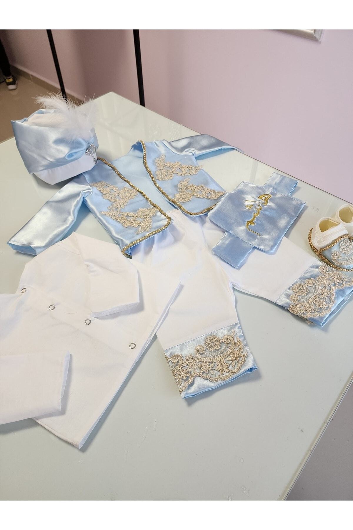 Tozpembebaby Şehzade Bebek Takımı- Sünnet Takımı-mevlut Elbisesi fotoğrafı 4 (önizleme)