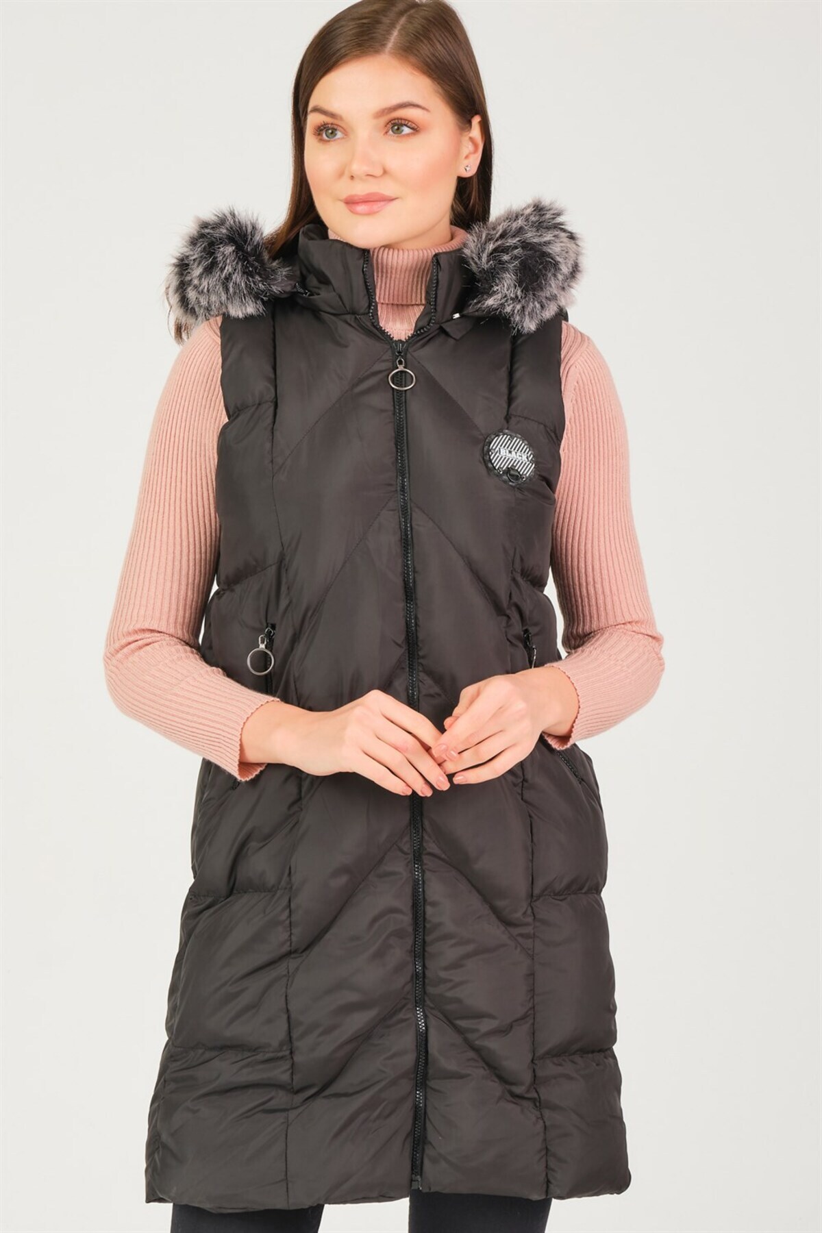 دوبری جلیقه Z6707 - مشکی