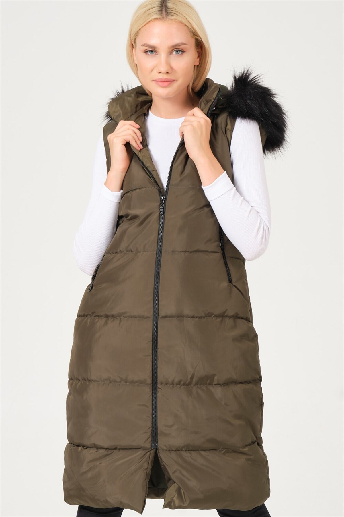 دوبری جلیقه Z6741 - خاکی