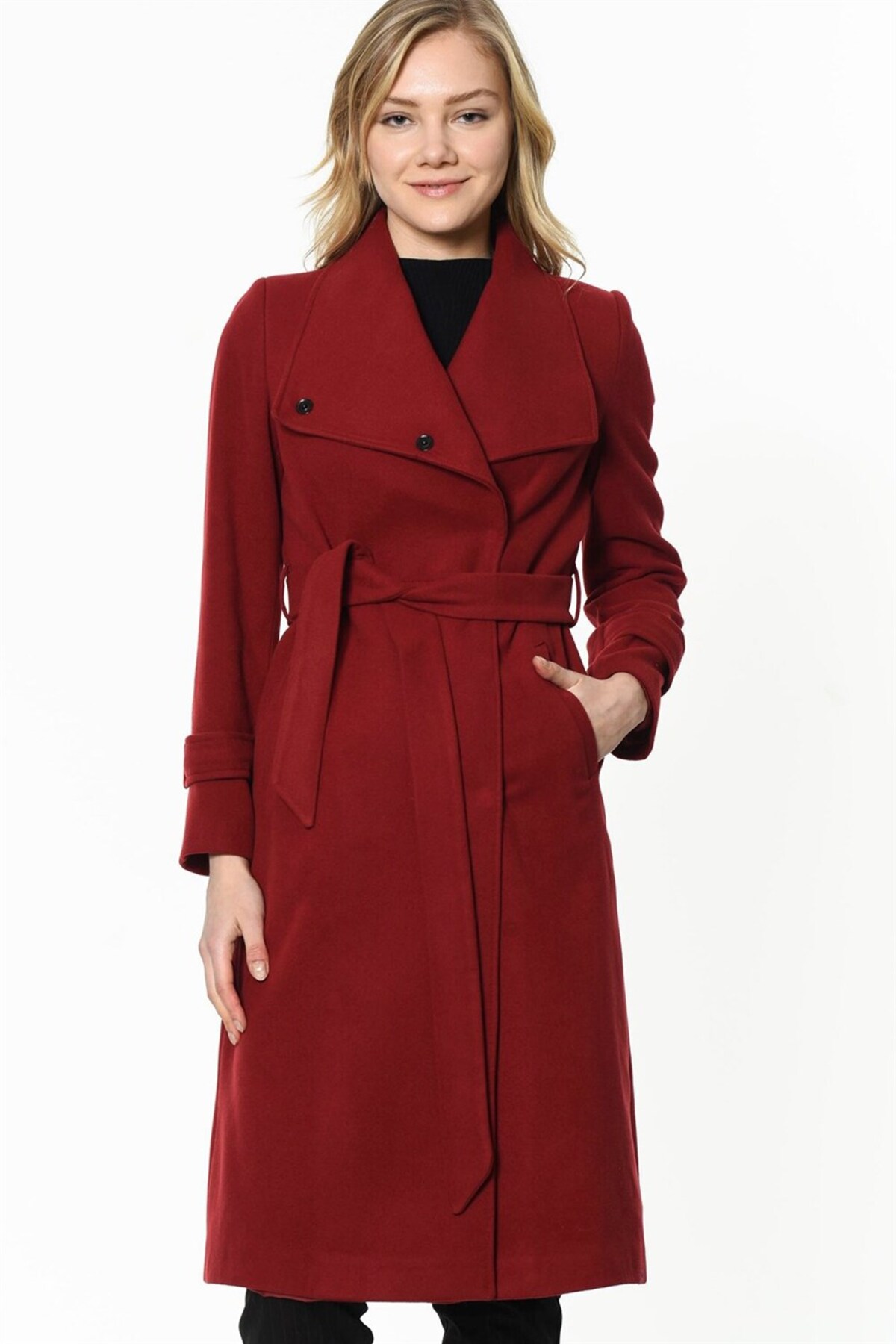 Dewberry Z6645 Palto-bordo