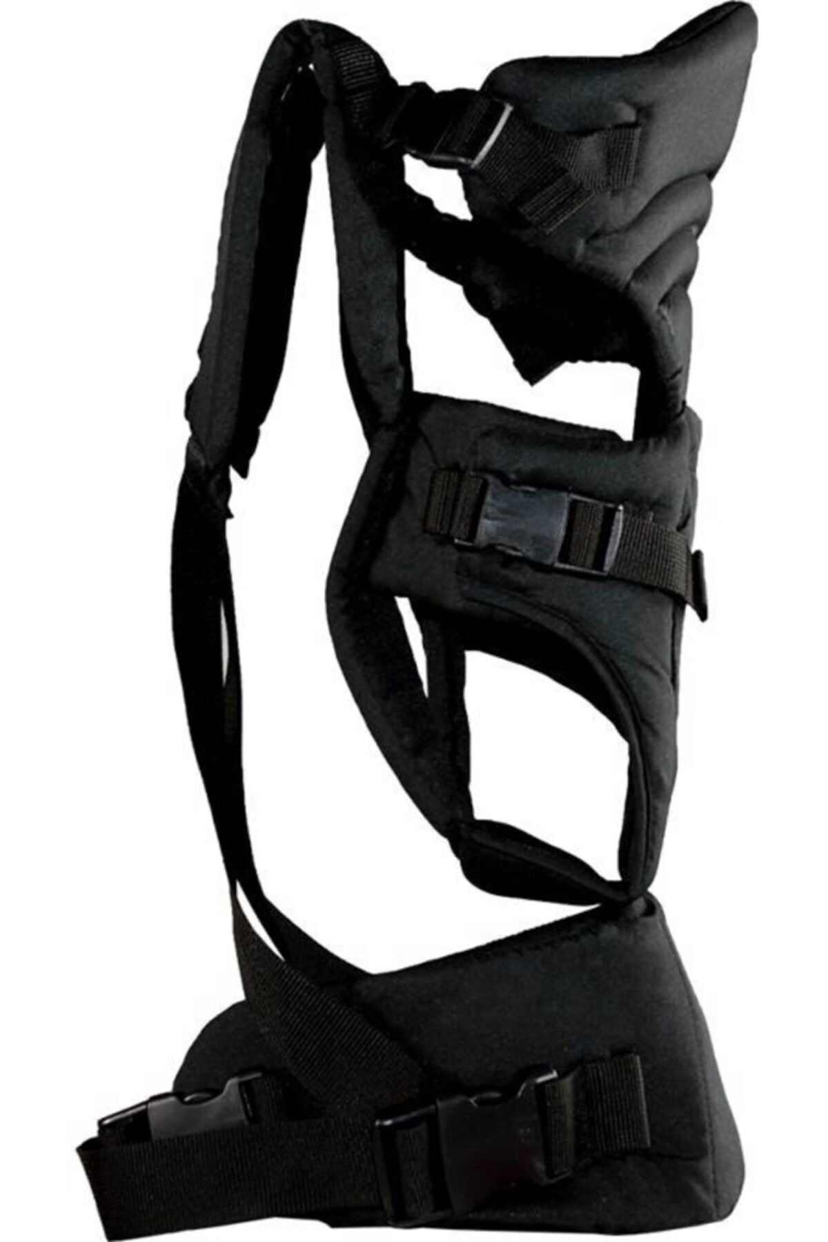 Molmini Plus Bel & Sırt Destekli Ergonomik Kanguru 4-12 KG Çok Yönlü Ayarlanabilir Siyah fotoğrafı 4 (önizleme)