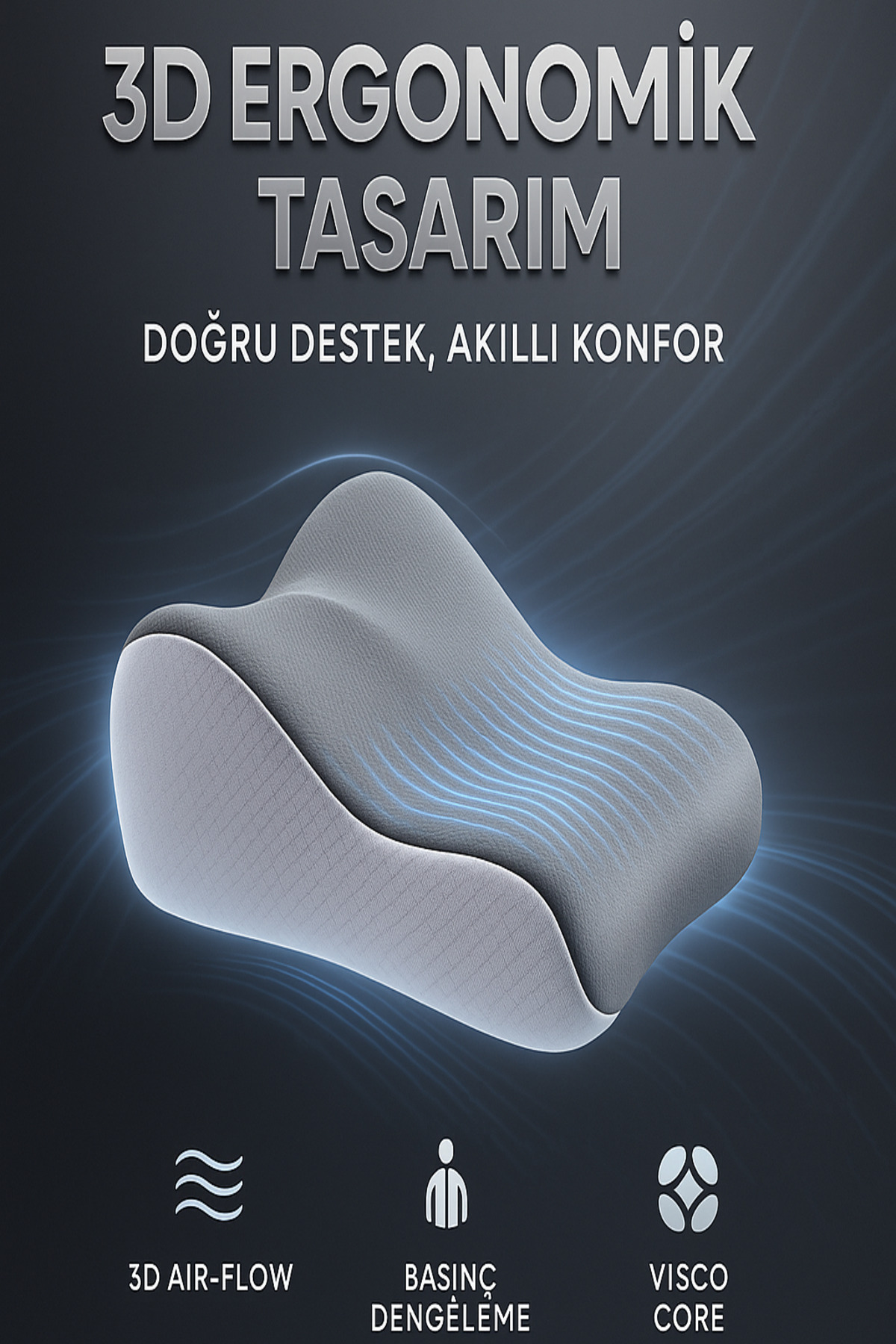NO BRAND VISCORA Gebelik Destek Yastığı -Yakınlık İçin Ergonomik -Çiftler İçin Doğurganlık Destek Yastığı fotoğrafı 5 (önizleme)