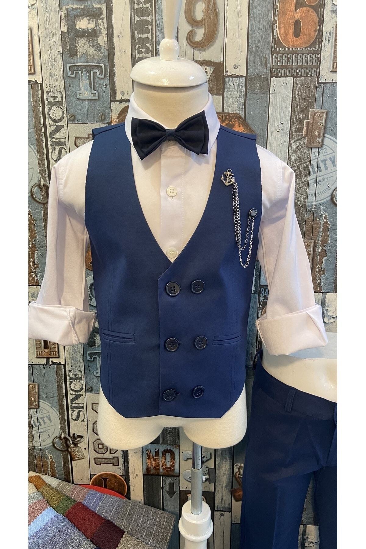 HAYTA Çocuk Yelek Takim Gömlekli Set 0-1yaş - 14yaş fotoğrafı 5 (önizleme)