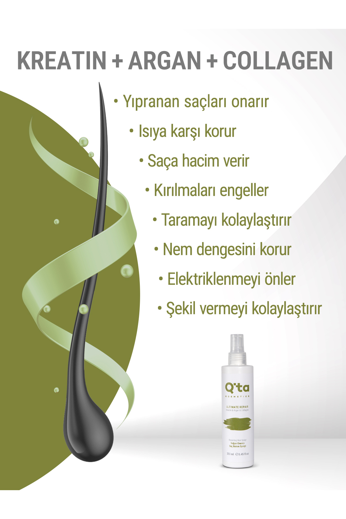 Yoğun Onarıcı Saç Bakım Spreyi — 8684962755035 — تصویر 3 از 3