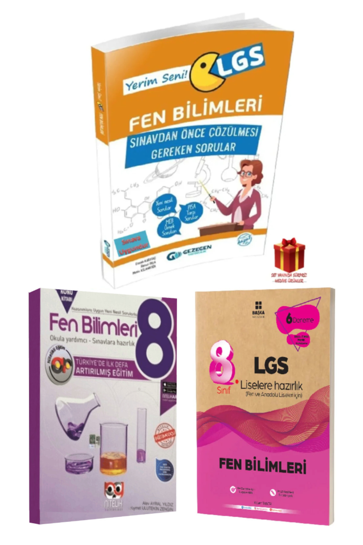 Gezegen Yayıncılık 8. Sınıf LGS Fen Bilimleri+DATA LGS Bi Tık Zor