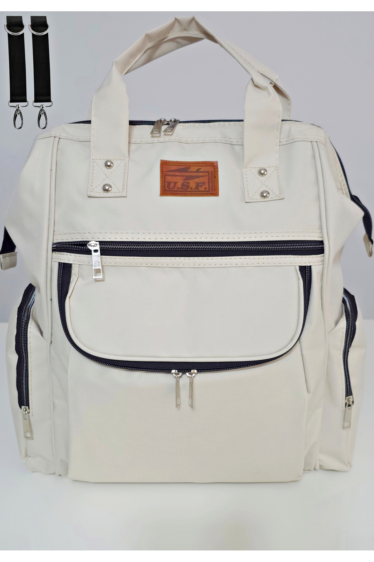 USF Ana Kucağı Puset Bebek Taşıma Portbebe + Anne Bebek Bakım Sırt Çantası 2 li set fotoğrafı 2 (önizleme)