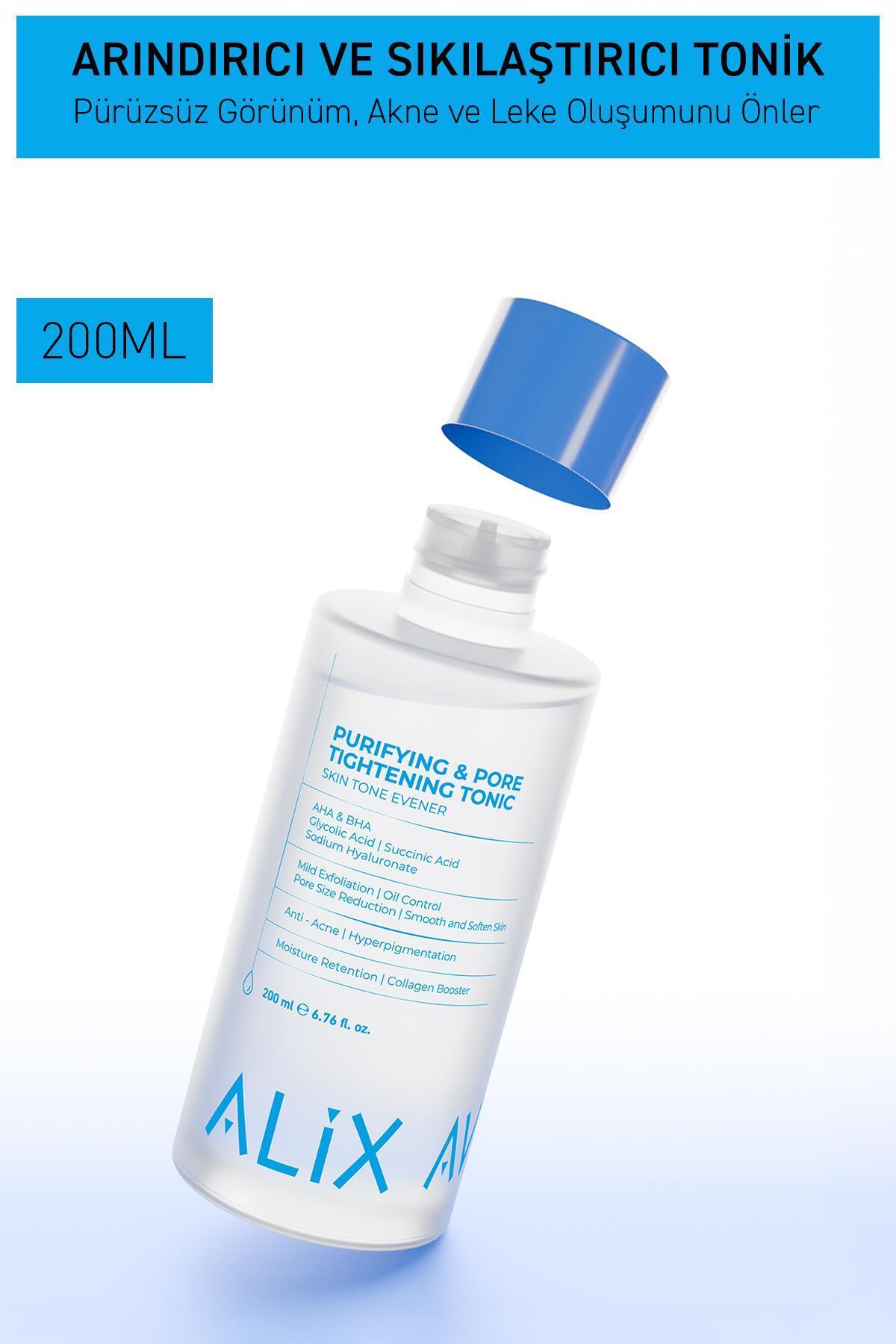 Alix Avien Arındırıcı Ve Gözenek Sıkılaştırıcı Tonik 200 ML - Pore Tightening & Purifying Tonic
