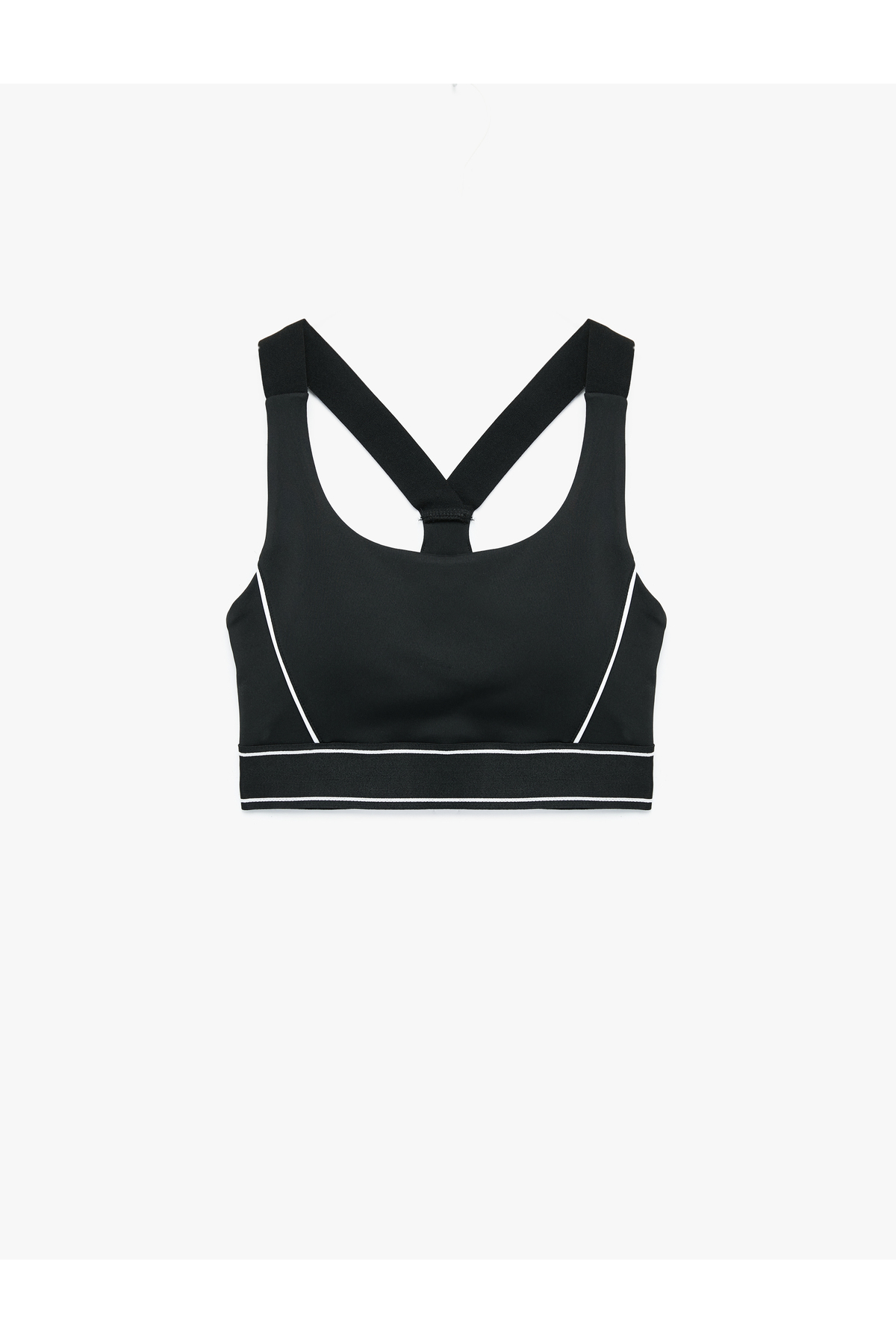 Koton Slim Fit Kolsuz U Yaka Sporcu Sütyeni görsel 3