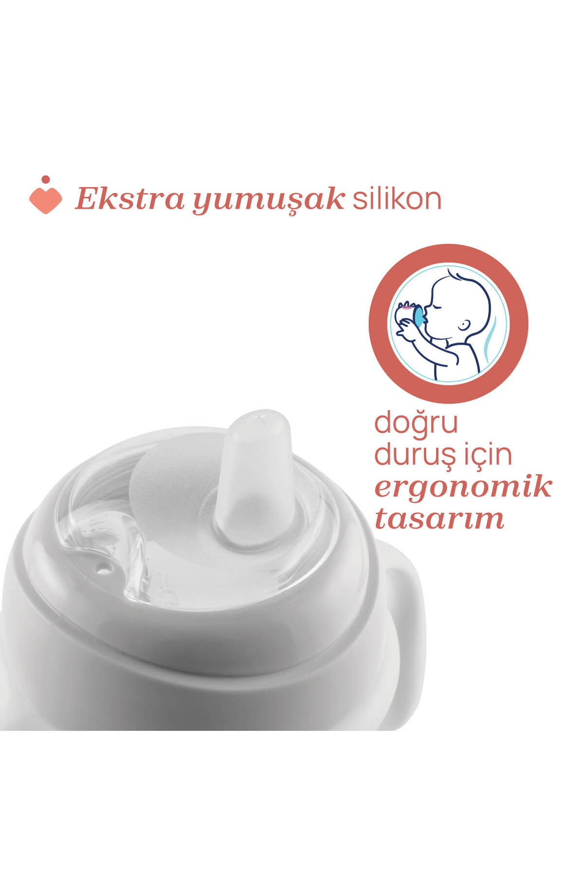 Chicco YUMUŞAK UÇLU GEÇİŞ BARDAĞI 4 AY UNI YENI fotoğrafı 5 (önizleme)