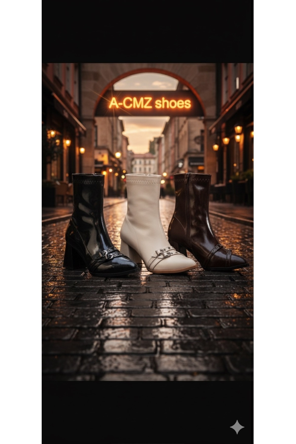 ACMZ SHOES kadın bot tokalı streç ürün güncellendi tüm sorunları giderildi