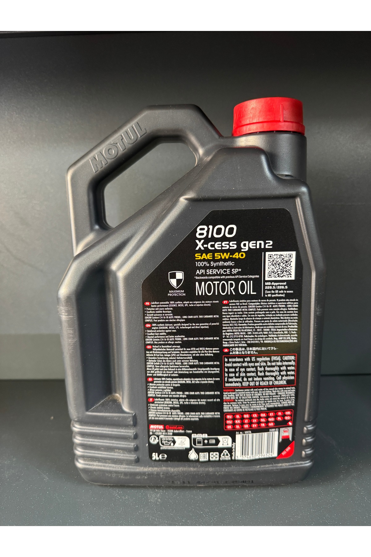 Motul 8100 X-cess Gen2 5w40 - 5 Litre - 1.Sınıf Kalite - Fiyatı