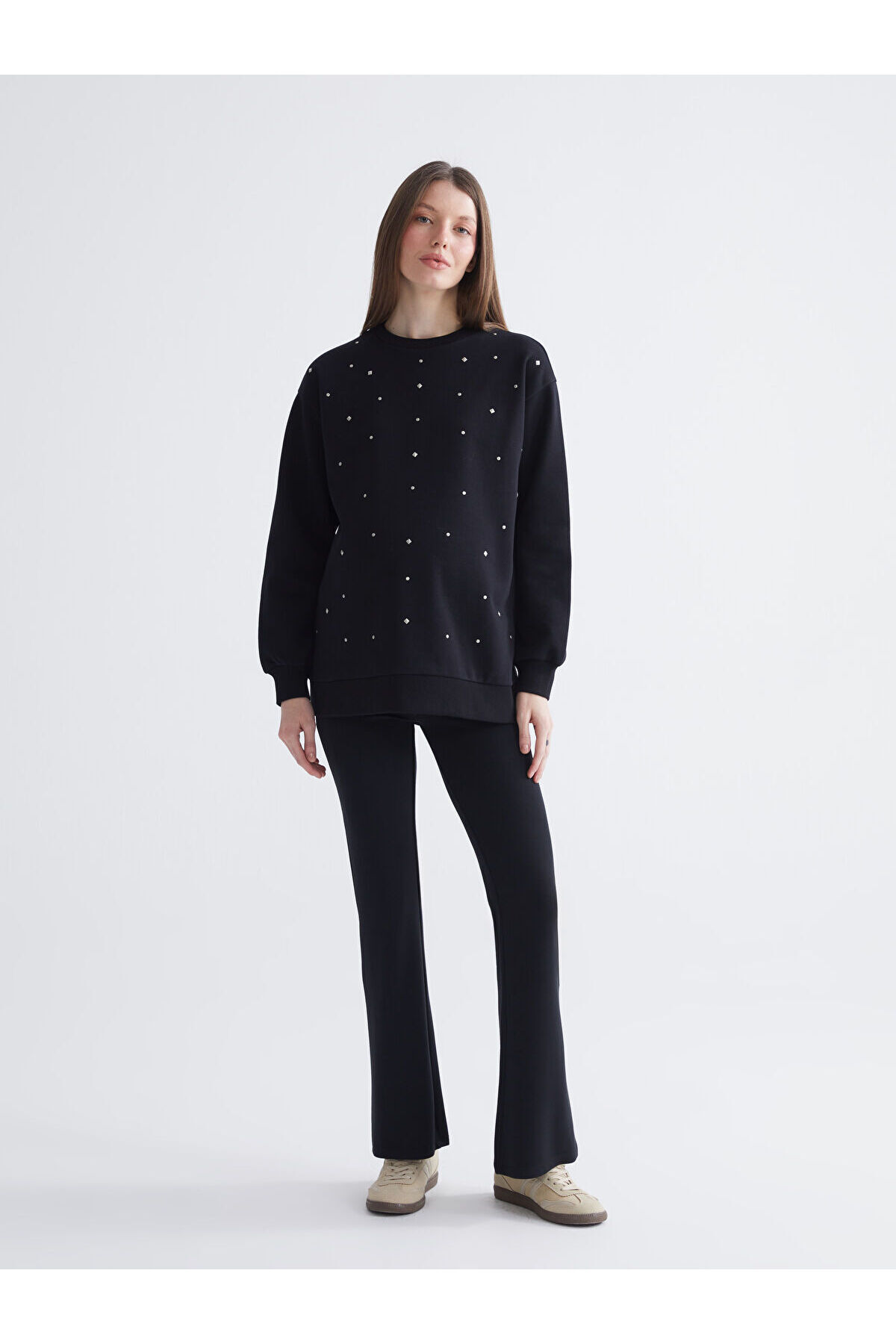 LC Waikiki Özmarka Yeni Sezon Karın Panelli İspanyol Paça Hamile Tayt