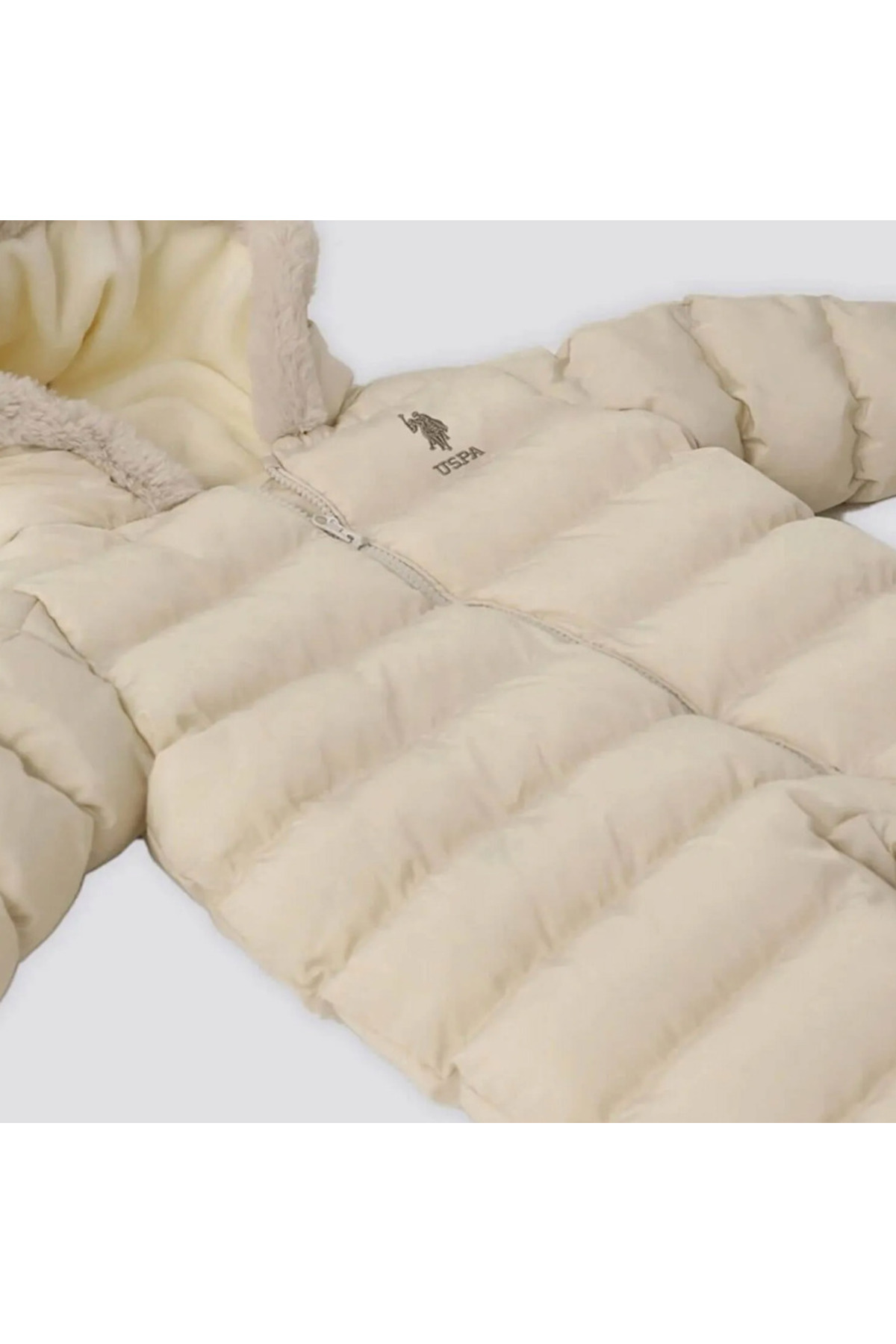 U.S. Polo Assn. Bej Bebek Kışlık Tulum fotoğrafı 4 (önizleme)