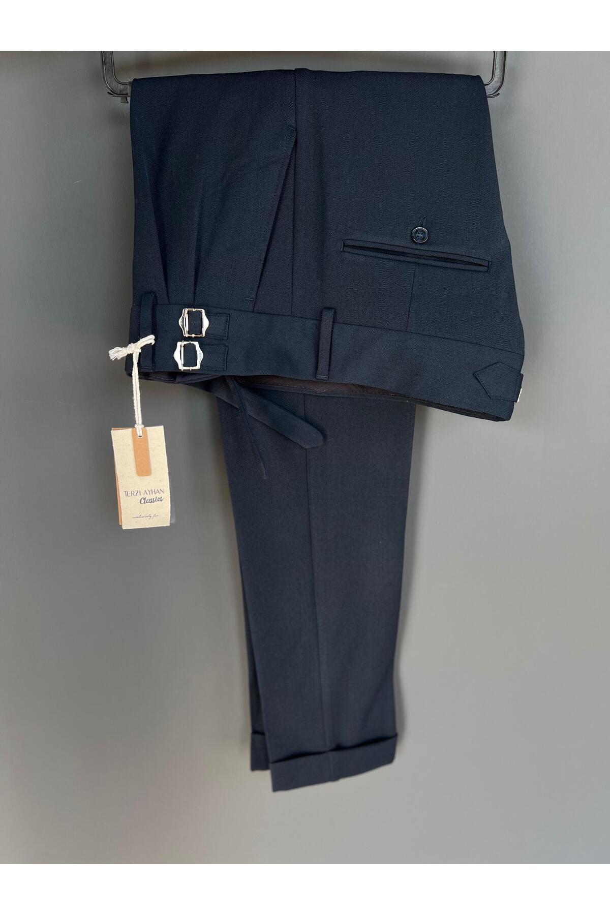 Terziayhan  Çift Tokalı Pantolon - Görsel 2