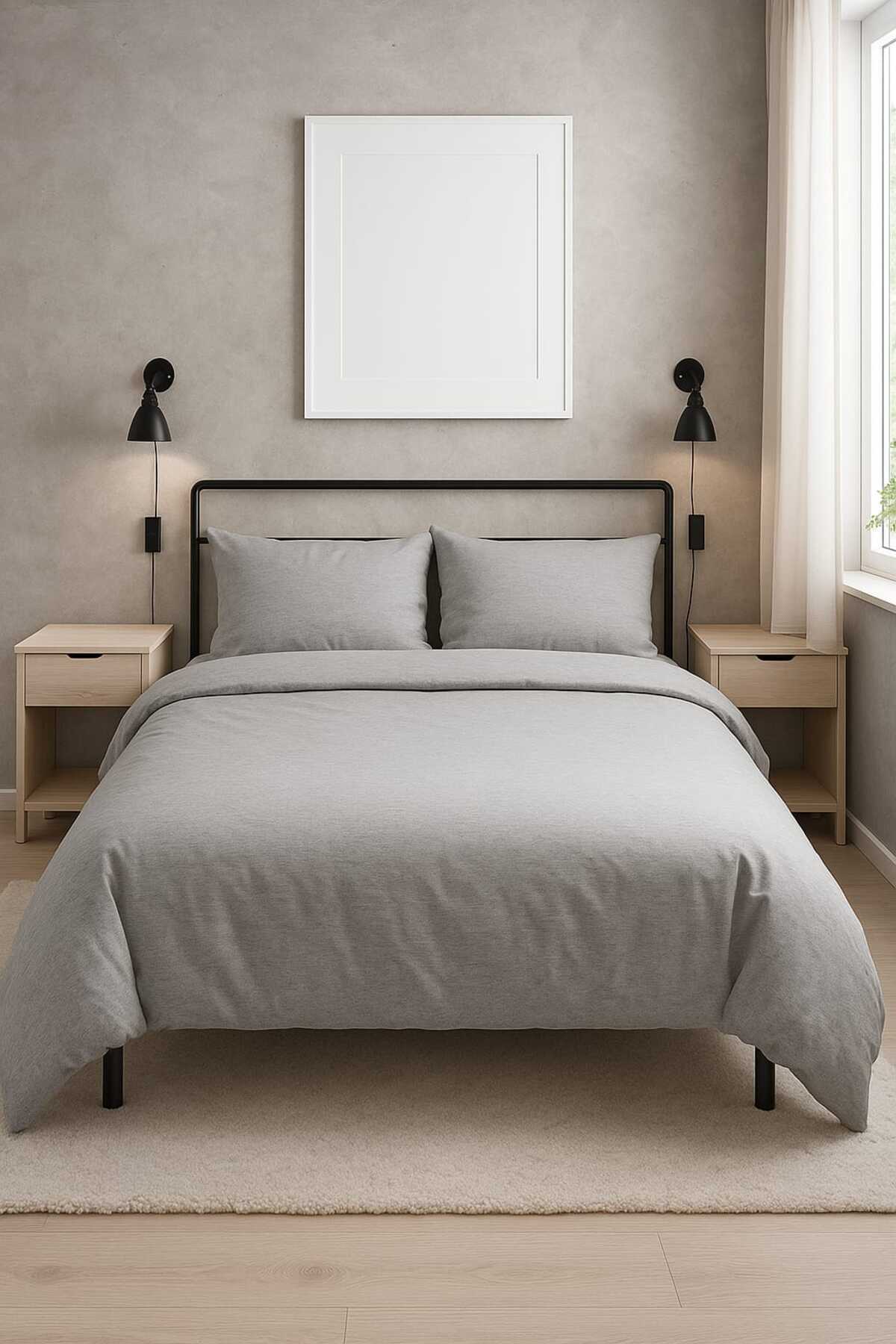 Ceyizza Battal Boy Lastikli Çarşaflı Nevresim Takımı