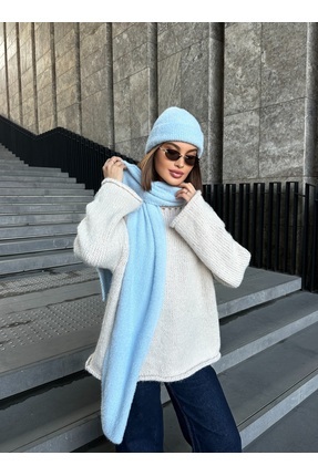 LAGRANZE Fuzzy 2 Li Kadın Atkı Bere Set