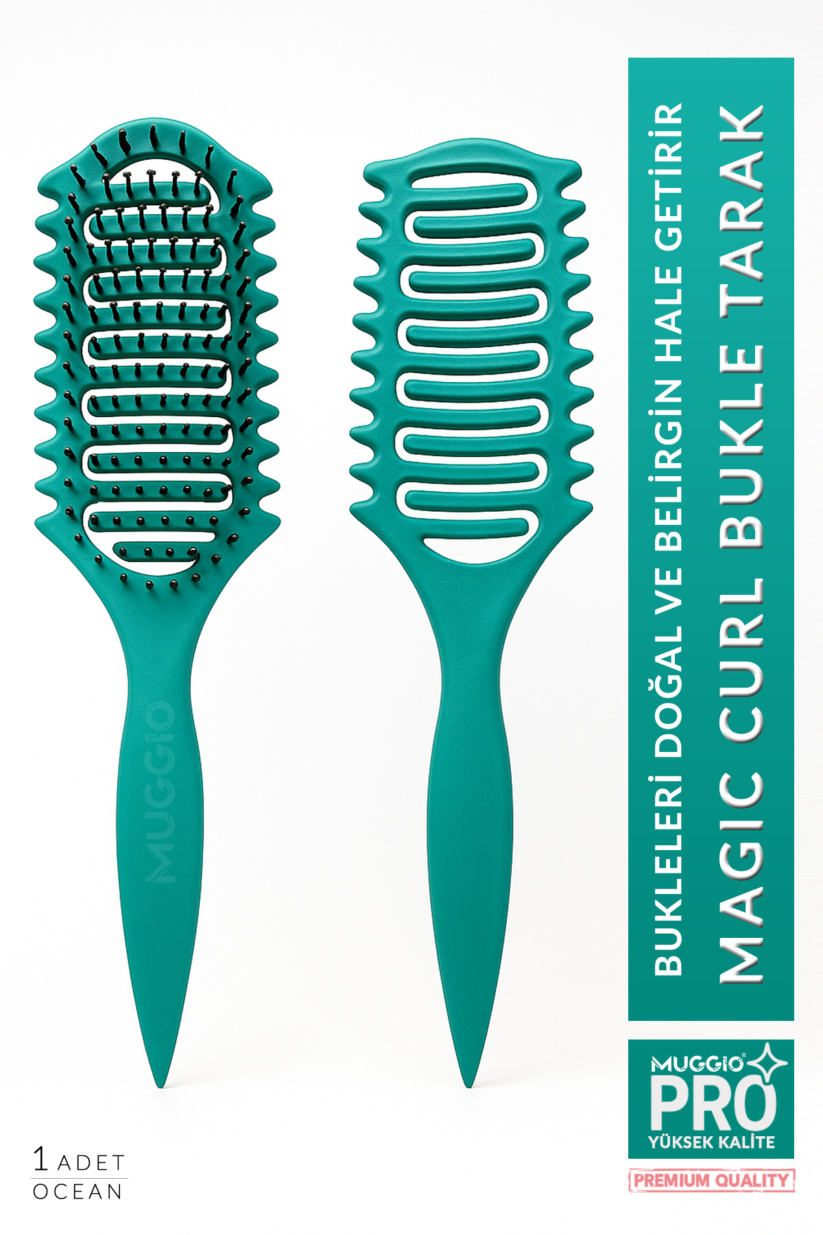 Magic Curl Bukle Belirginleştirici Pro Saç Tarağı