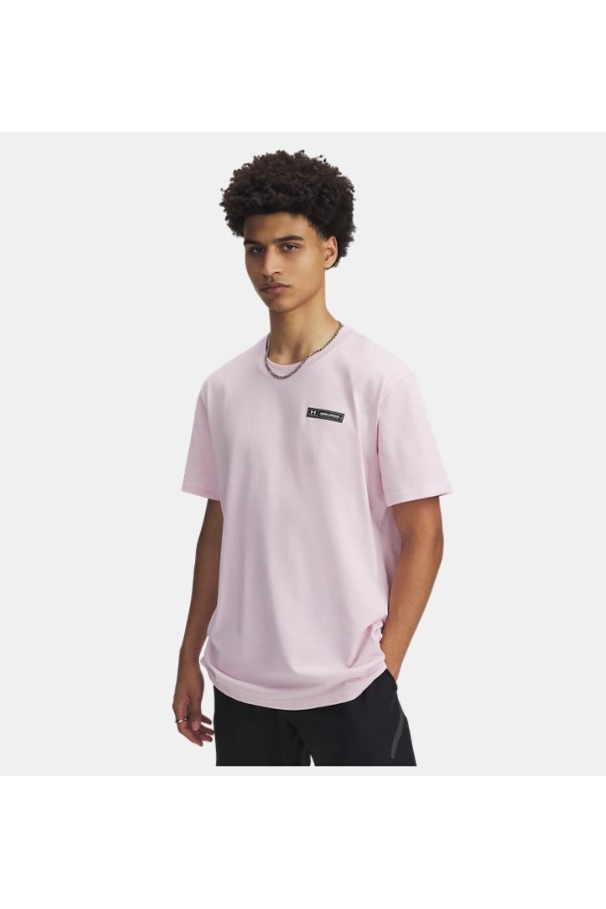 آندر آرمور تی‌شرت آستین کوتاه مردانه UA Heavyweight Armour Label کد ۱۳۸۲۸۳۱-۶۴۷