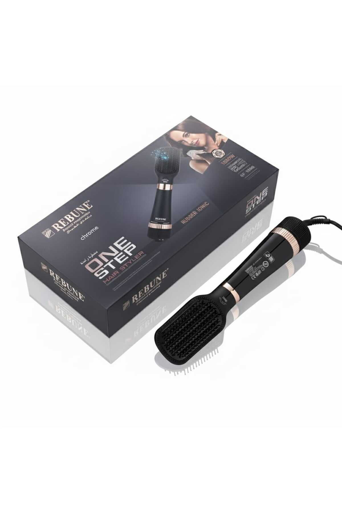 مجفف شعر أيوني RE-8888 2 في 1 | 1300 واط | أسود داكن