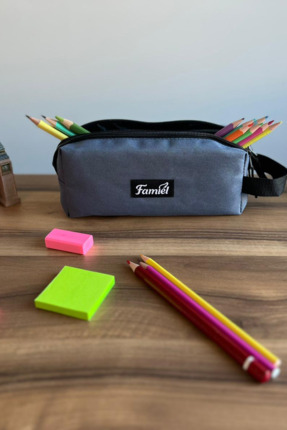 Famiel Çift Gözlü Kalemlik – Geniş Hacimli Organizer Çanta
