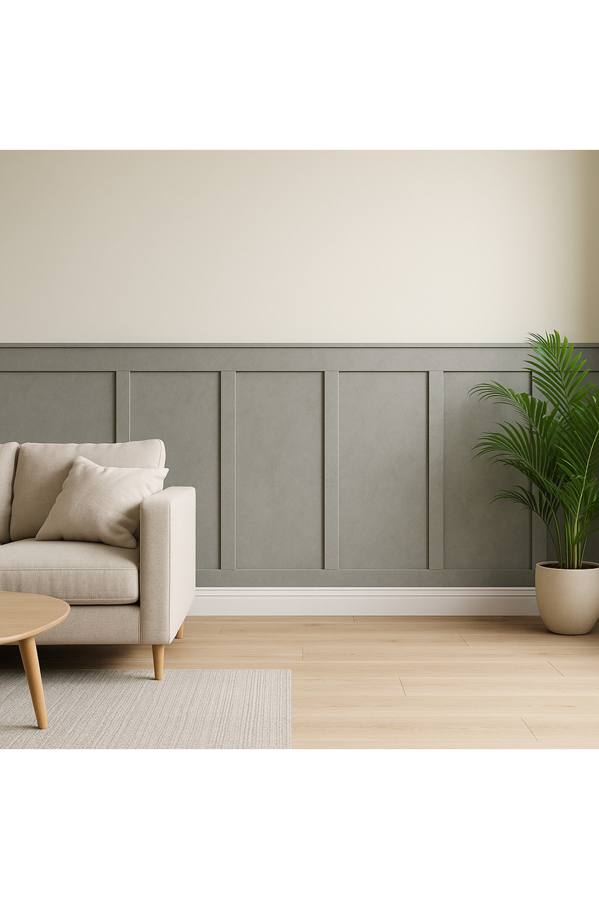 5 x 100*8 cm Decorative MDF for Modern Homes – Paintable, Easy to Apply Wall Moulding