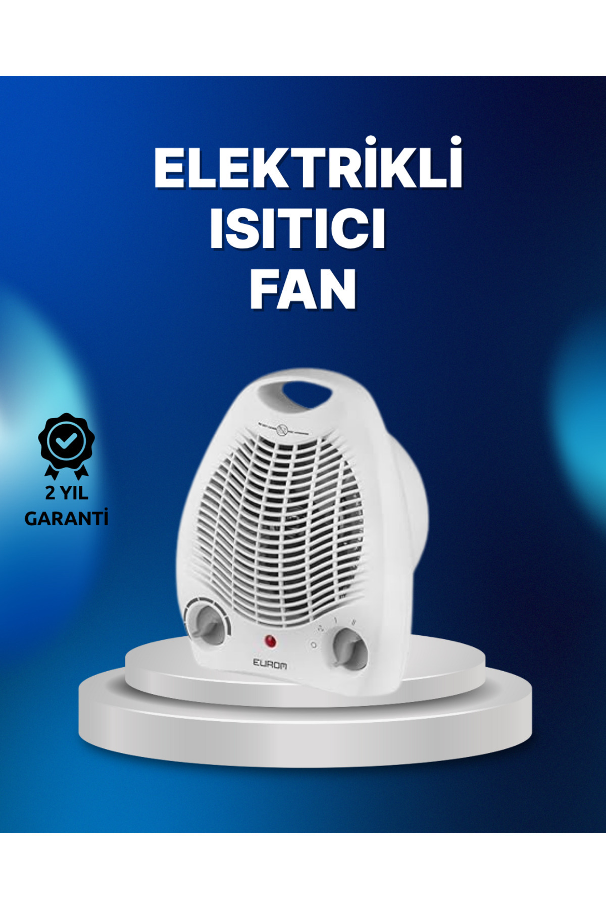 Marsilyan Mini Elektrikli Isıtıcı – 2000W Güç Fanlı Isıtma 3 Isı Modu - MCT5757-2168