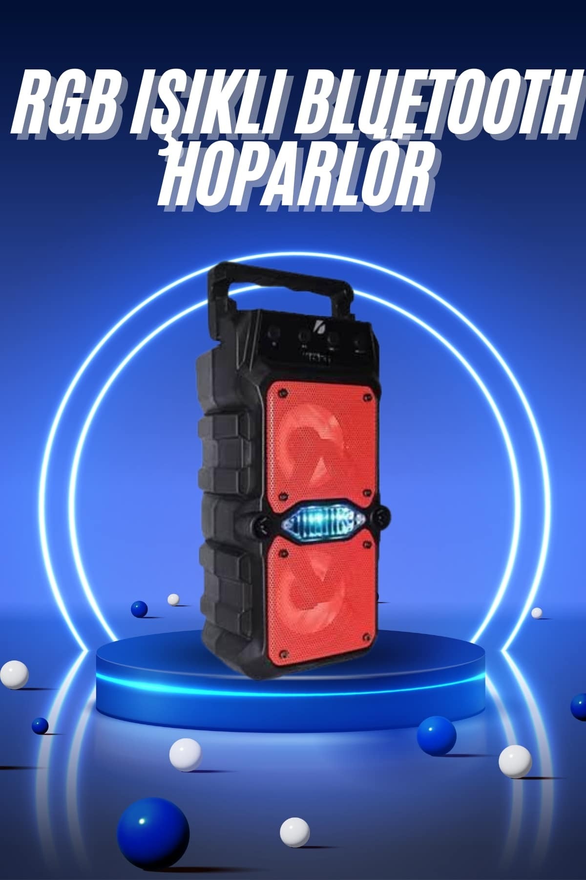 SHC42000 Ses Bombası Kablosuz Hoparlör Çift Çıkışlı Yüksek Ses Kaliteli Hoparlör