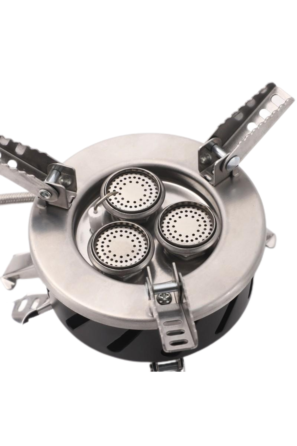 موقد غاز البوتان ثلاثي الشعلات صديق للبيئة من OEM بثلاثة رؤوس للتخييم والنزهات