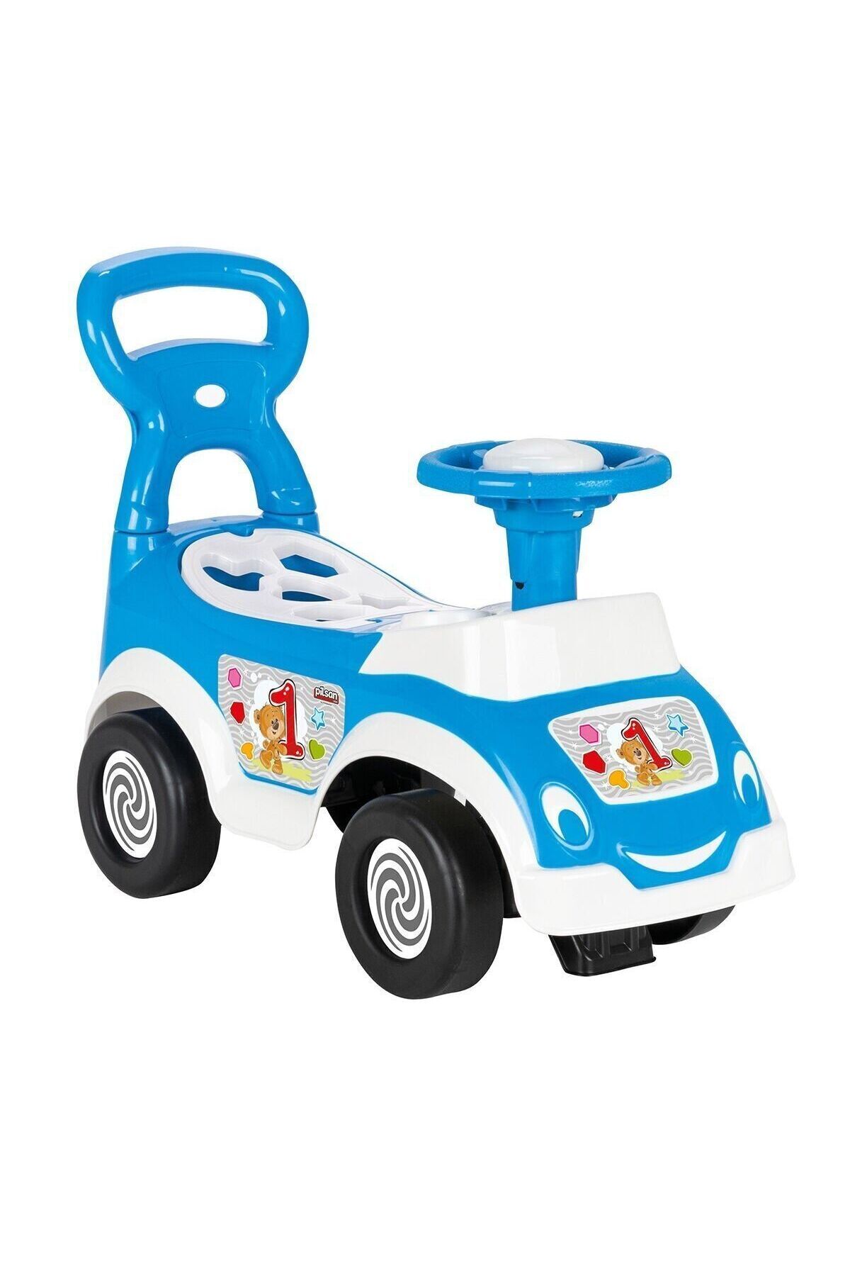 Kids 07 828 Smart Baby Ride On Bultaklı İlk Arabam - Mavi