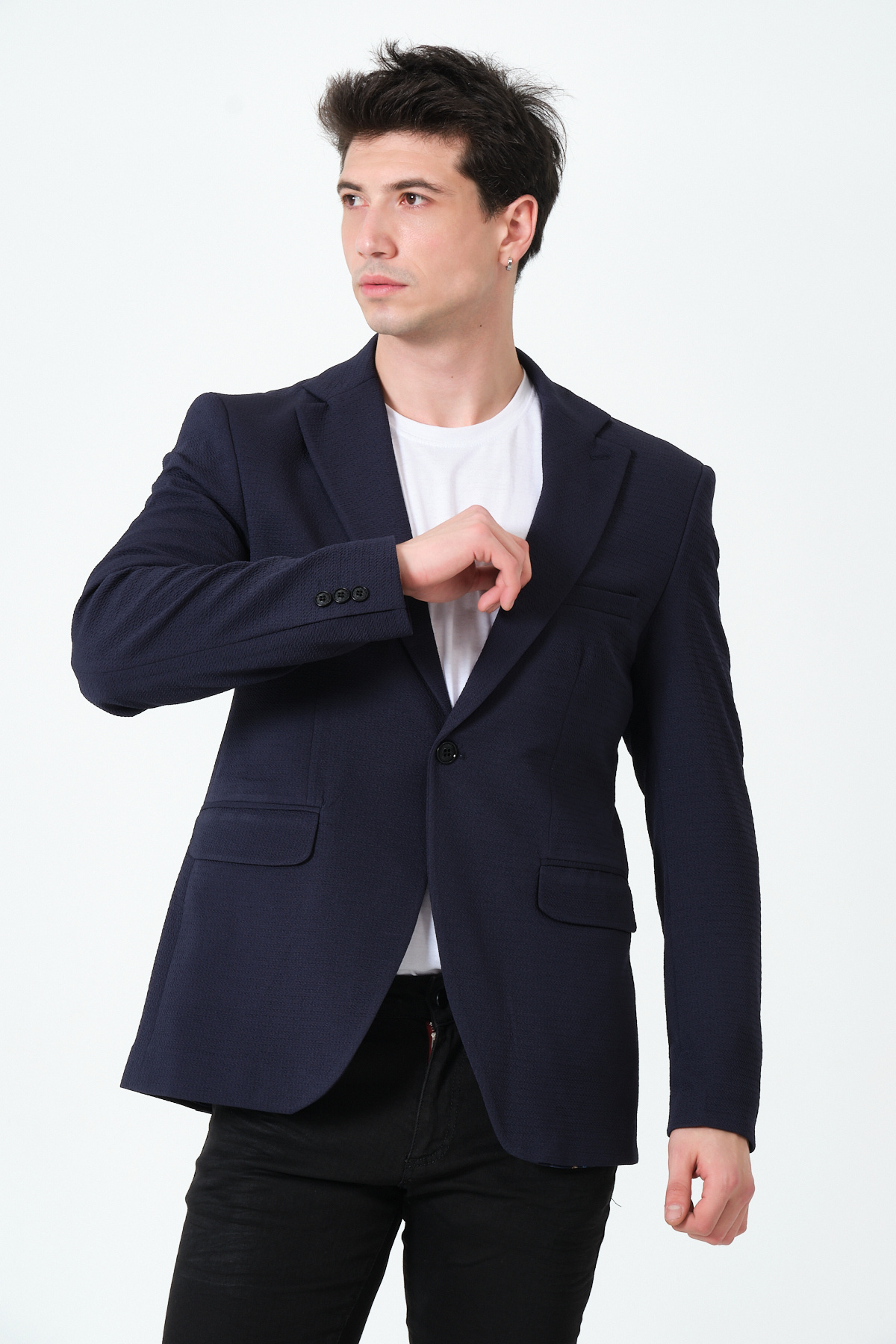 VALUE FASHION  Erkek Ceket, Slim Fit Astarlı Spor Şık Ceket - Görsel 4