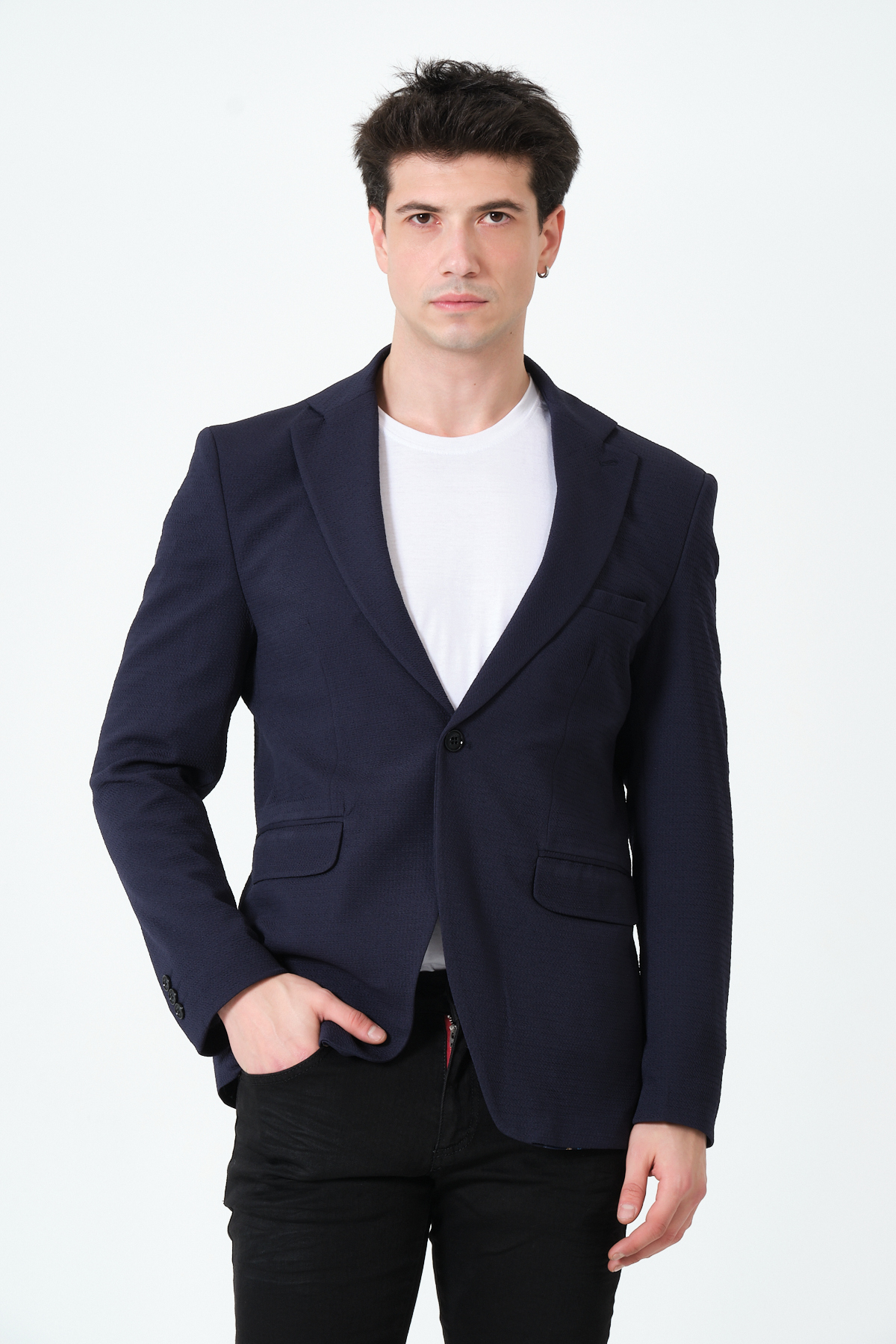 VALUE FASHION  Erkek Ceket, Slim Fit Astarlı Spor Şık Ceket - Görsel 2