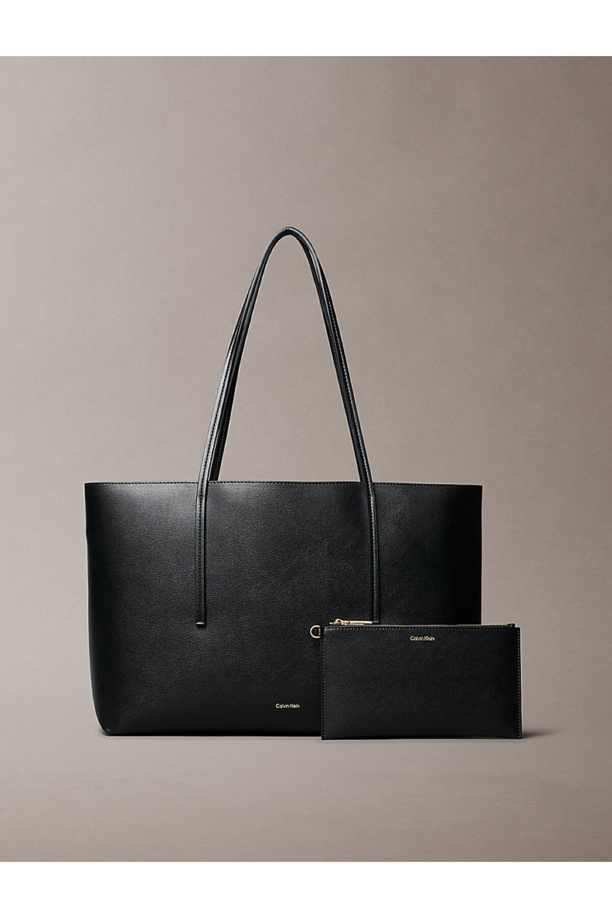 Calvin Klein Schwarz-braune Tragetasche für Damen