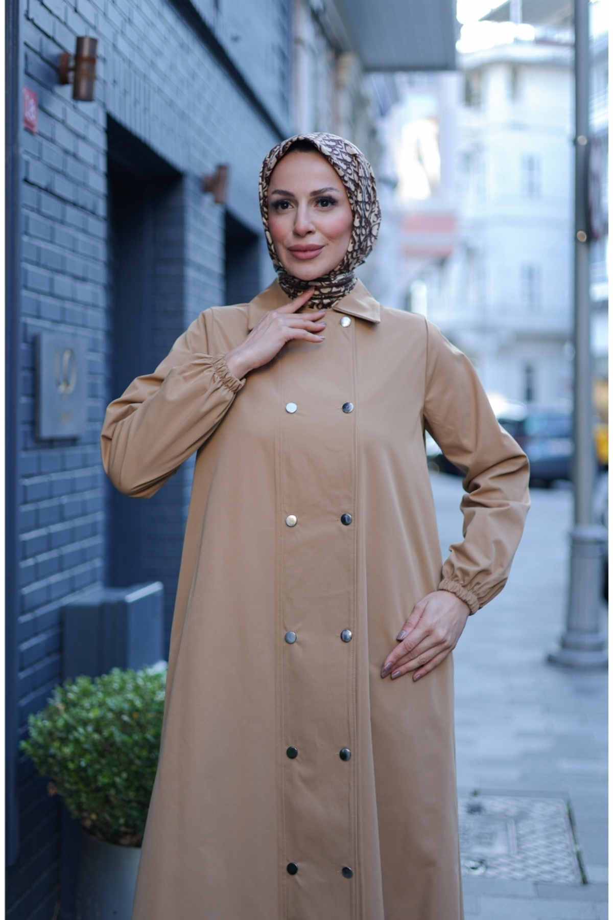 KADEEM  Nevin Gabardin Kap - 422537 - Görsel 8