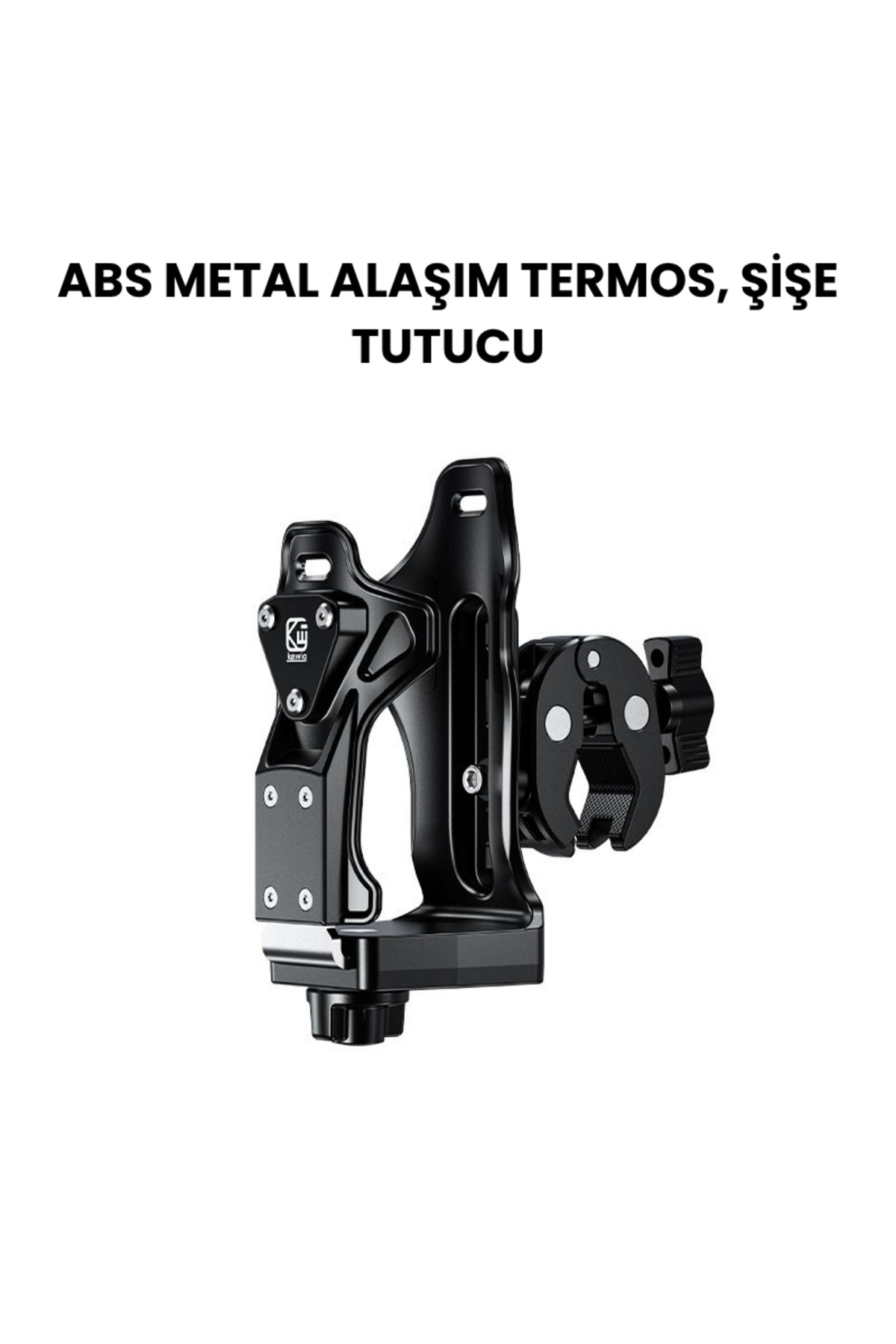 SMAYLİNG ABS Metal Alaşım Su Şişesi & Termos Tutucu – Bisiklet, Scooter, Motosiklet, Bebek Arabası Uyumlu fotoğrafı 2 (önizleme)