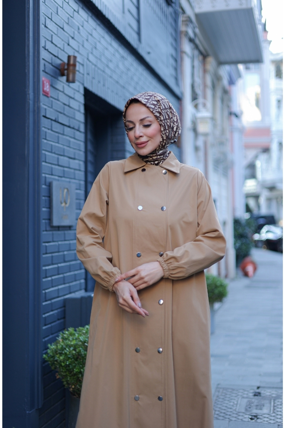 KADEEM  Nevin Gabardin Kap - 422537 - Görsel 3