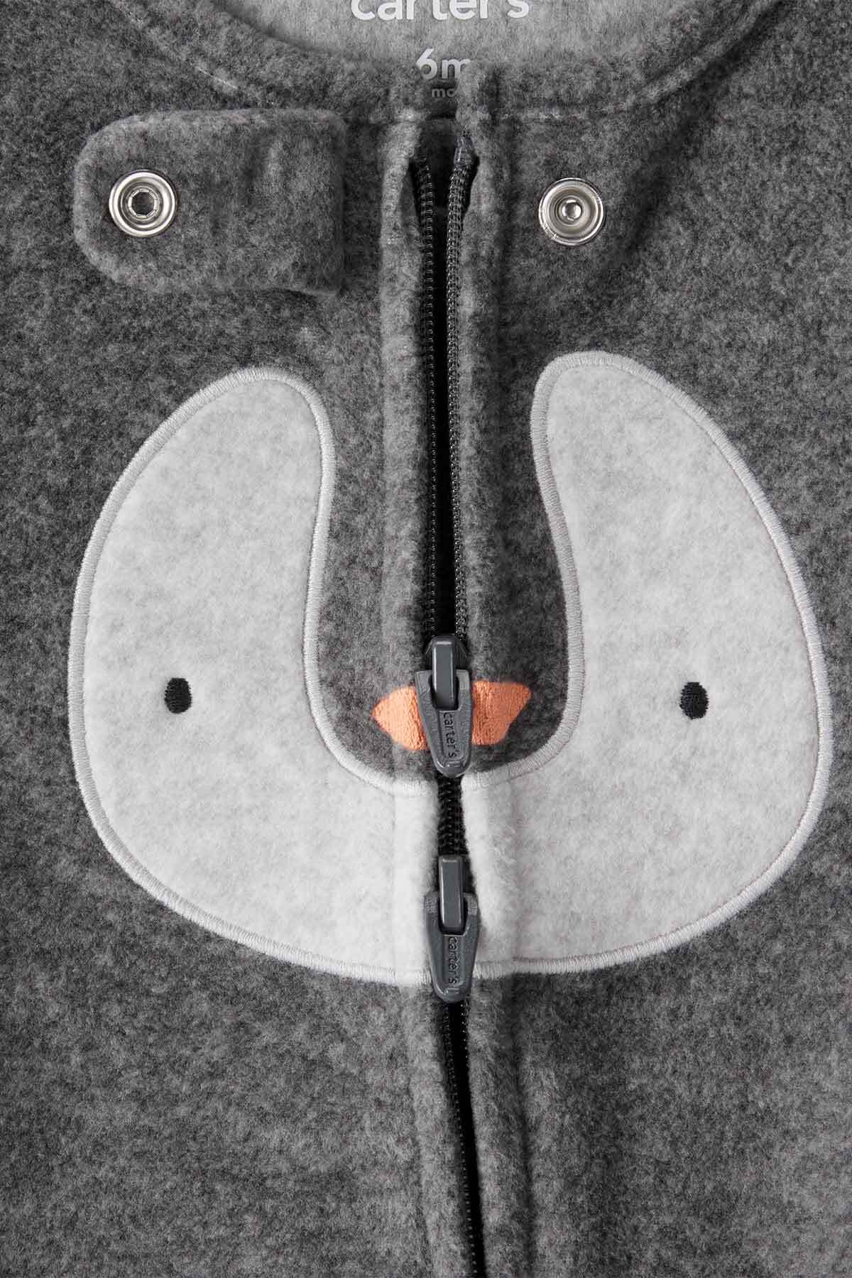 Carter's Bebek Gri Polar Tulum fotoğrafı 3 (önizleme)
