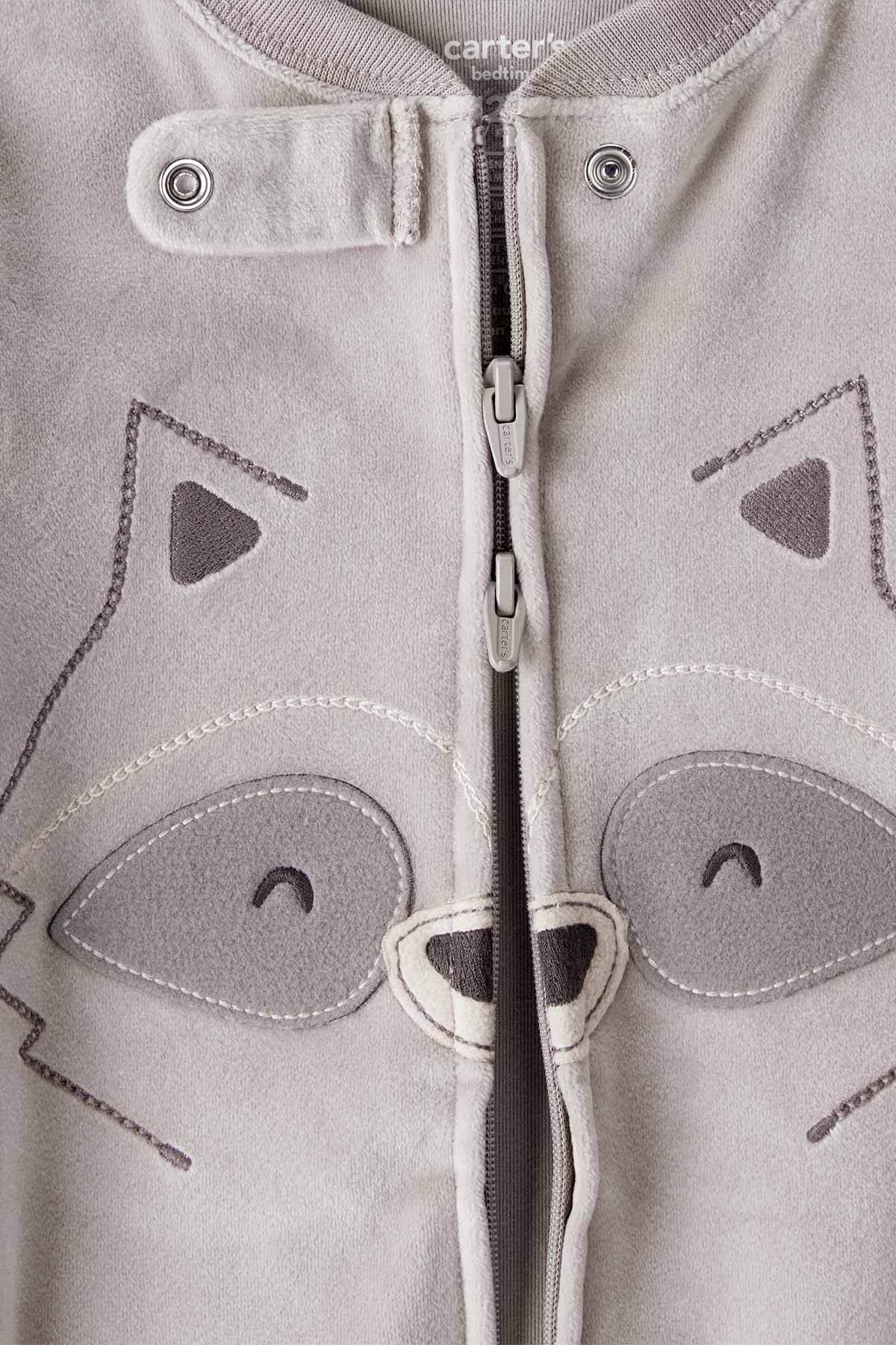 Carter's Erkek Bebek Yeşil Polar Tulum fotoğrafı 2 (önizleme)