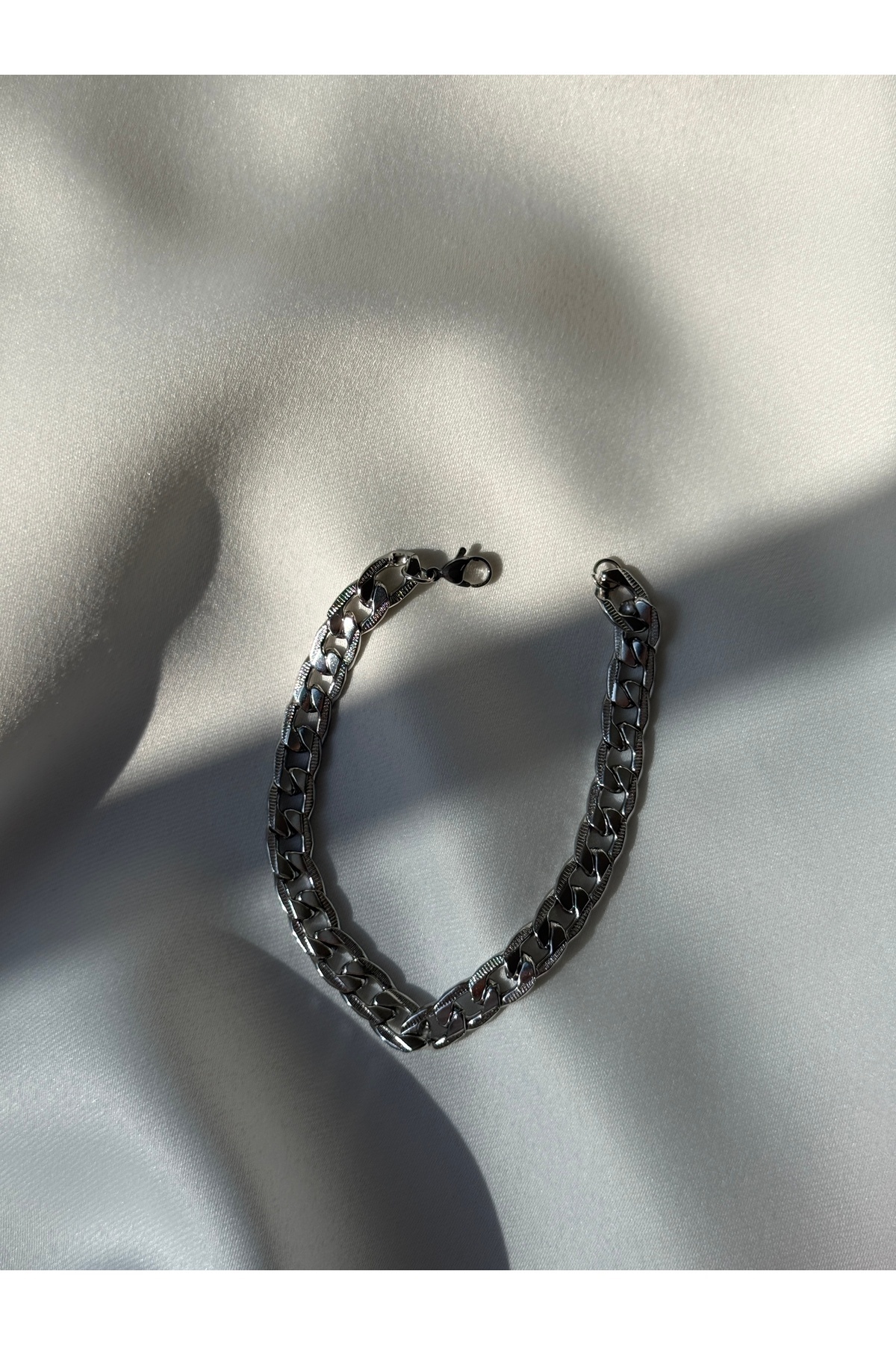 Erkek Çelik Bileklik 19 cm