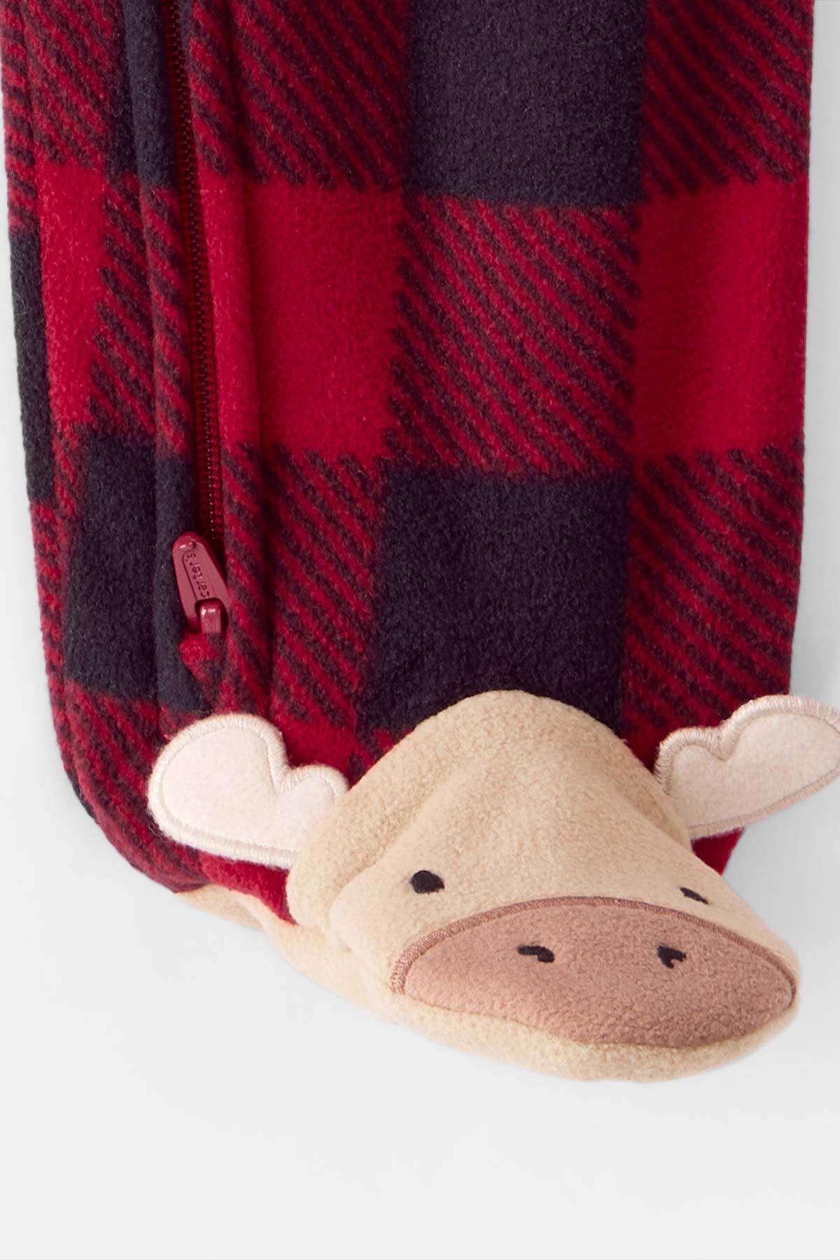 Carter's Bebek Kırmızı Polar Tulum fotoğrafı 4 (önizleme)