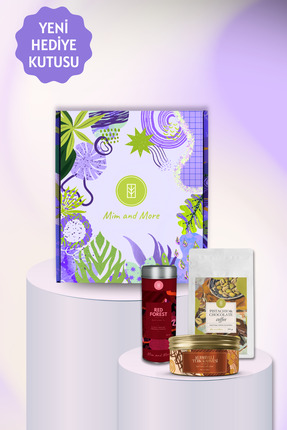 Mim and More Mood Hediye Kutusu | Red Forest Tea, Pistachio & Chocolate Coffe...