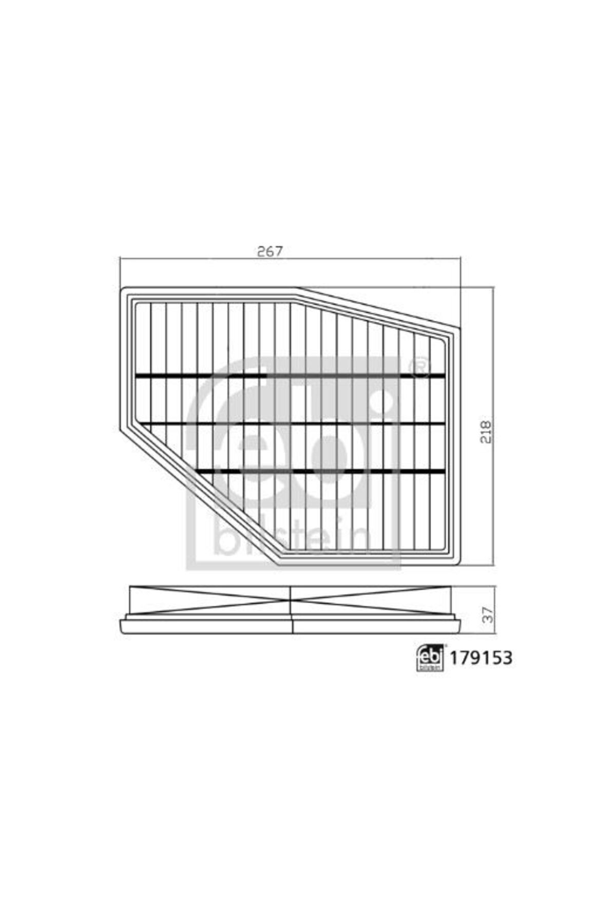 FEBİ Bmw Hava Filtresi Sag (zyl. 1-4) Bmw G30 G11 G12 G15 G16 - 179153